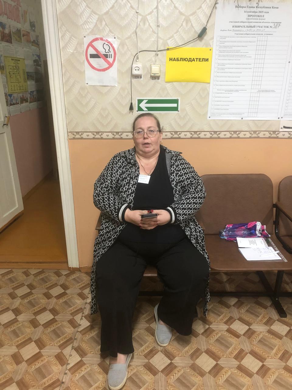 Сообщение наблюдателя — УИК №387, Республика Коми