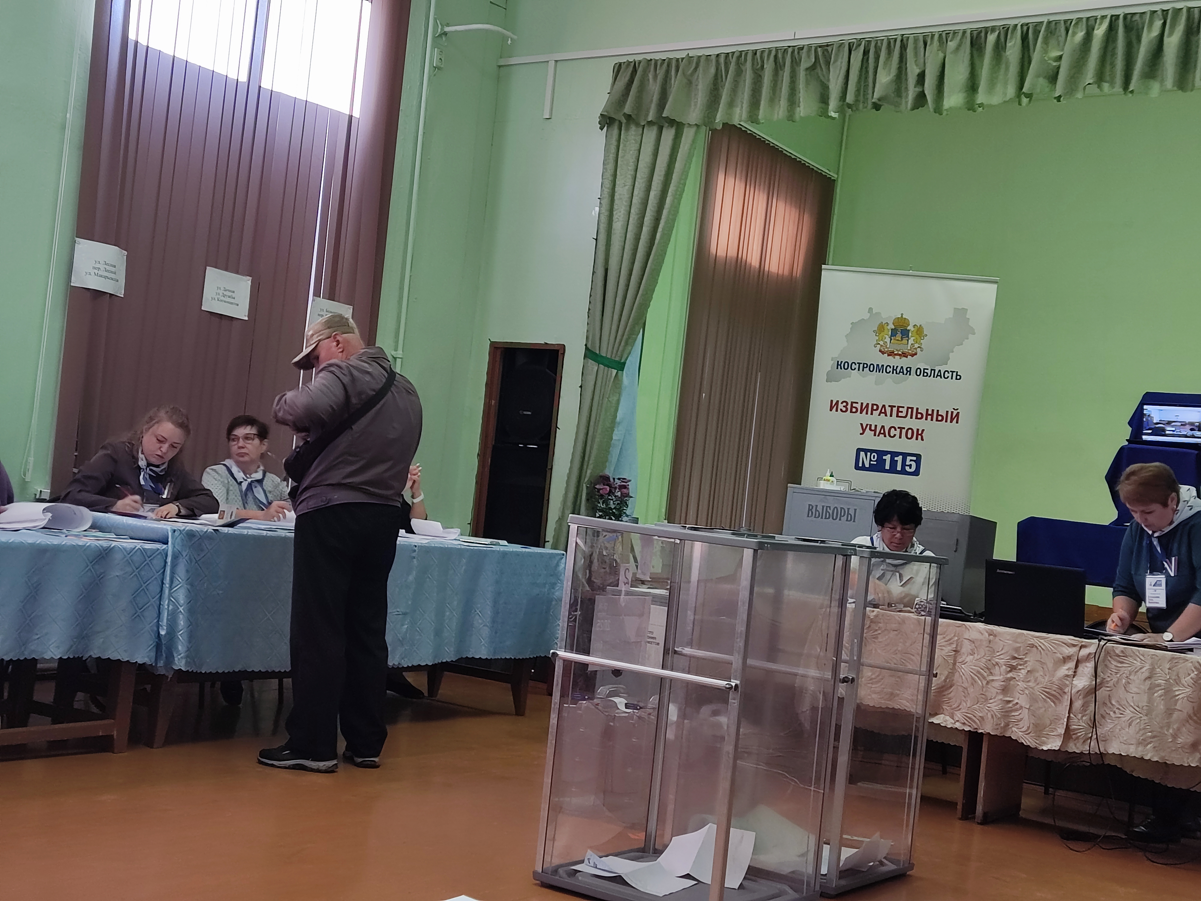 Сообщение наблюдателя — УИК №115, Костромская область