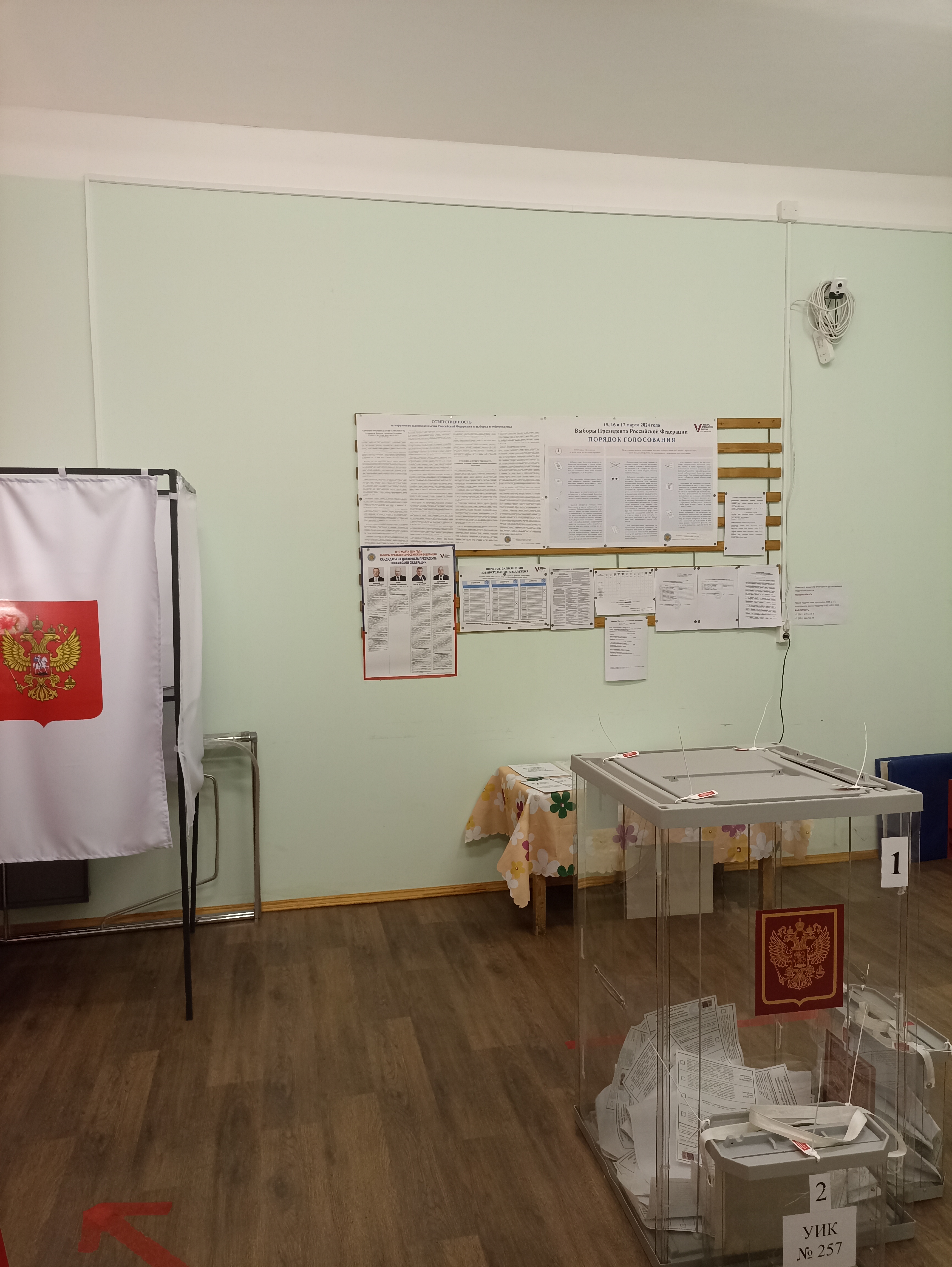 Сообщение наблюдателя — УИК №257, Республика Карелия