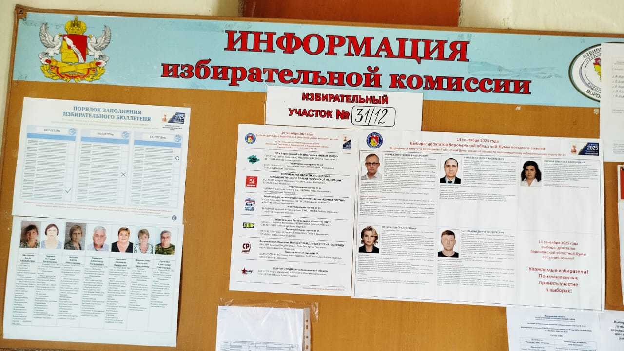 Сообщение наблюдателя — УИК №3112, Воронежская область