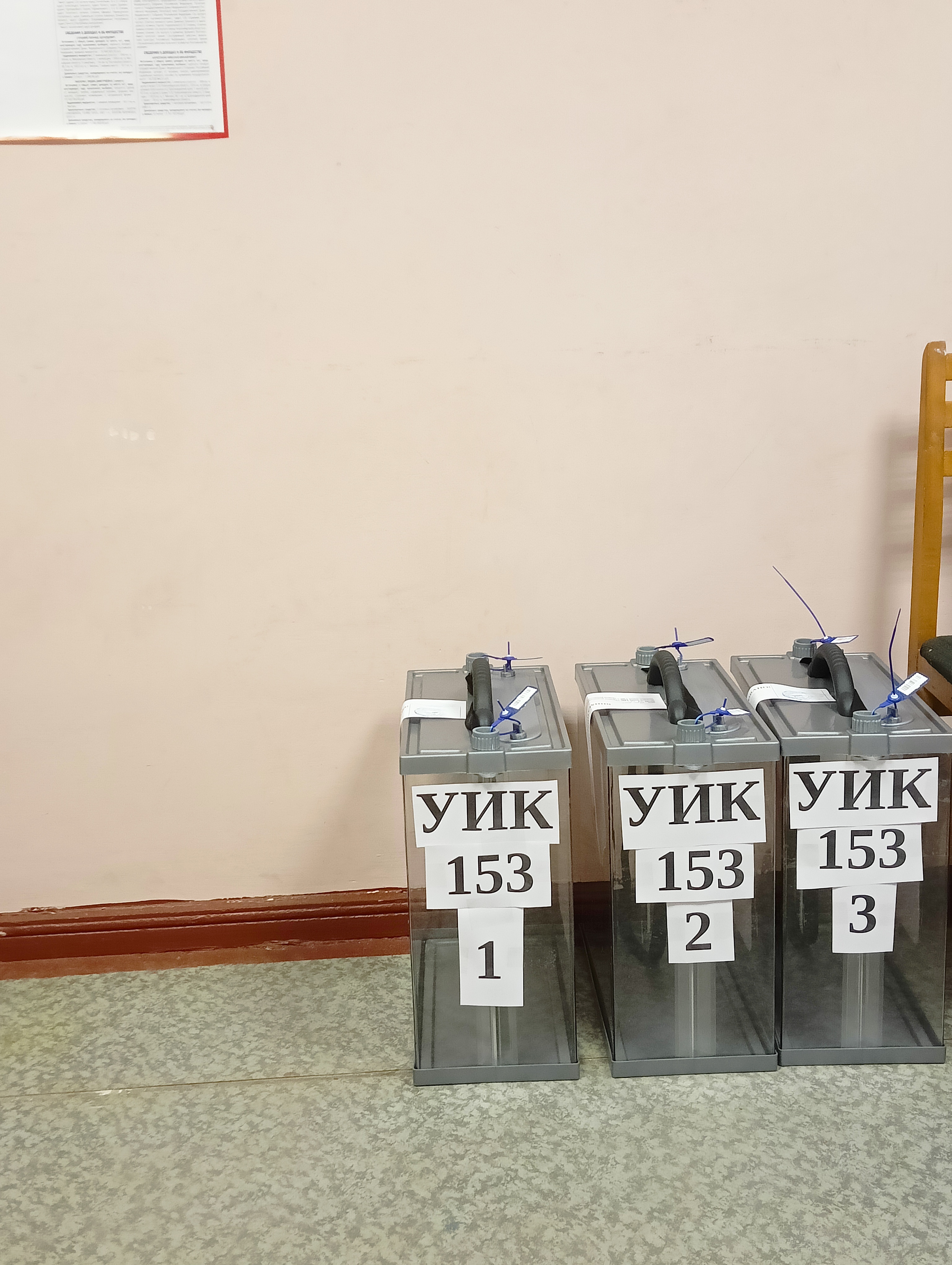 Сообщение наблюдателя — УИК №153, Псковская область