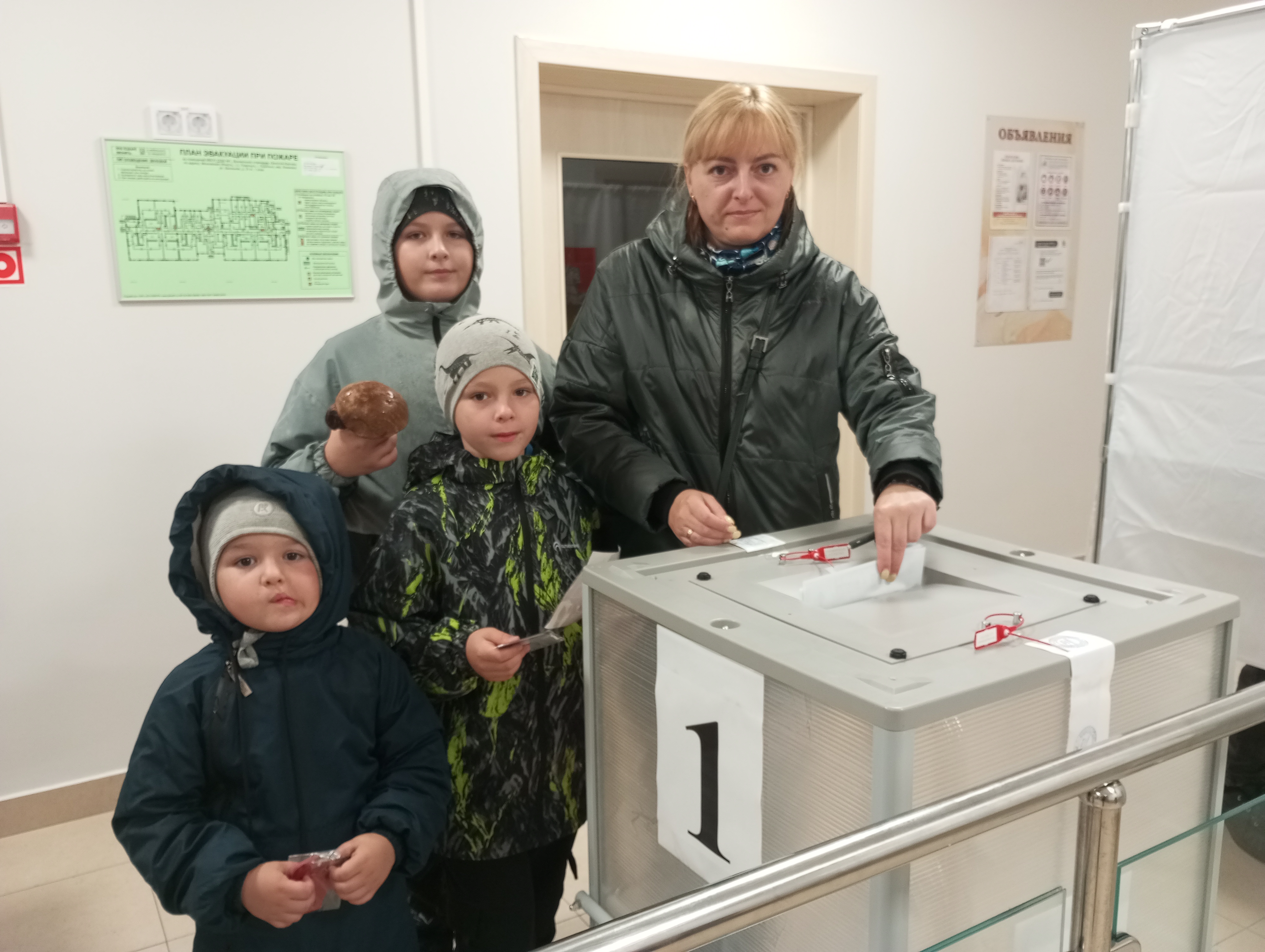 Сообщение — УИК №834, Московская область