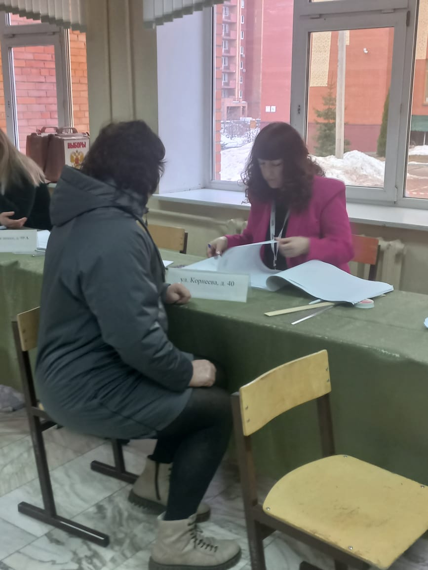 Сообщение наблюдателя — УИК №404, Московская область