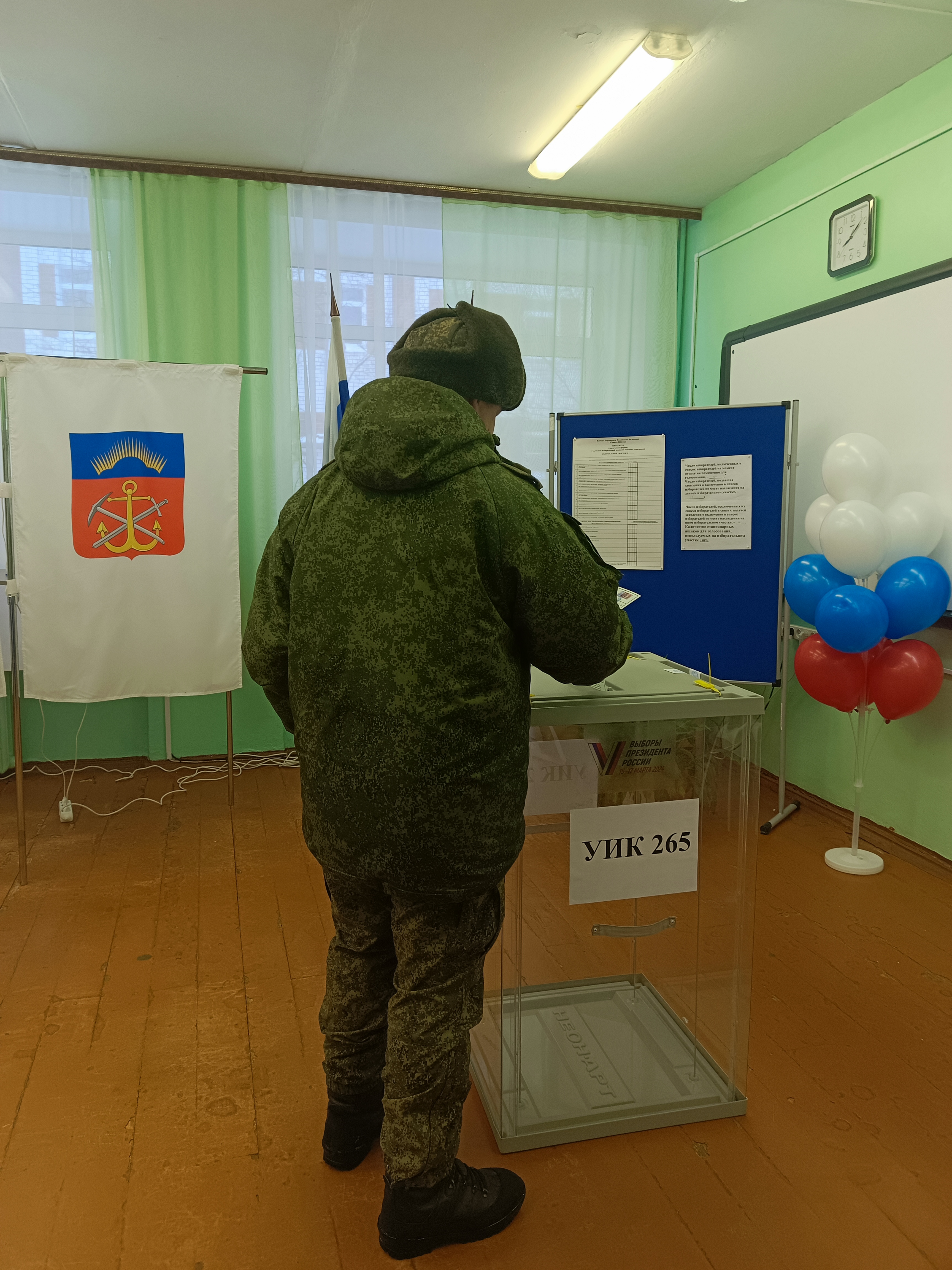 Сообщение наблюдателя — УИК №265, Мурманская область