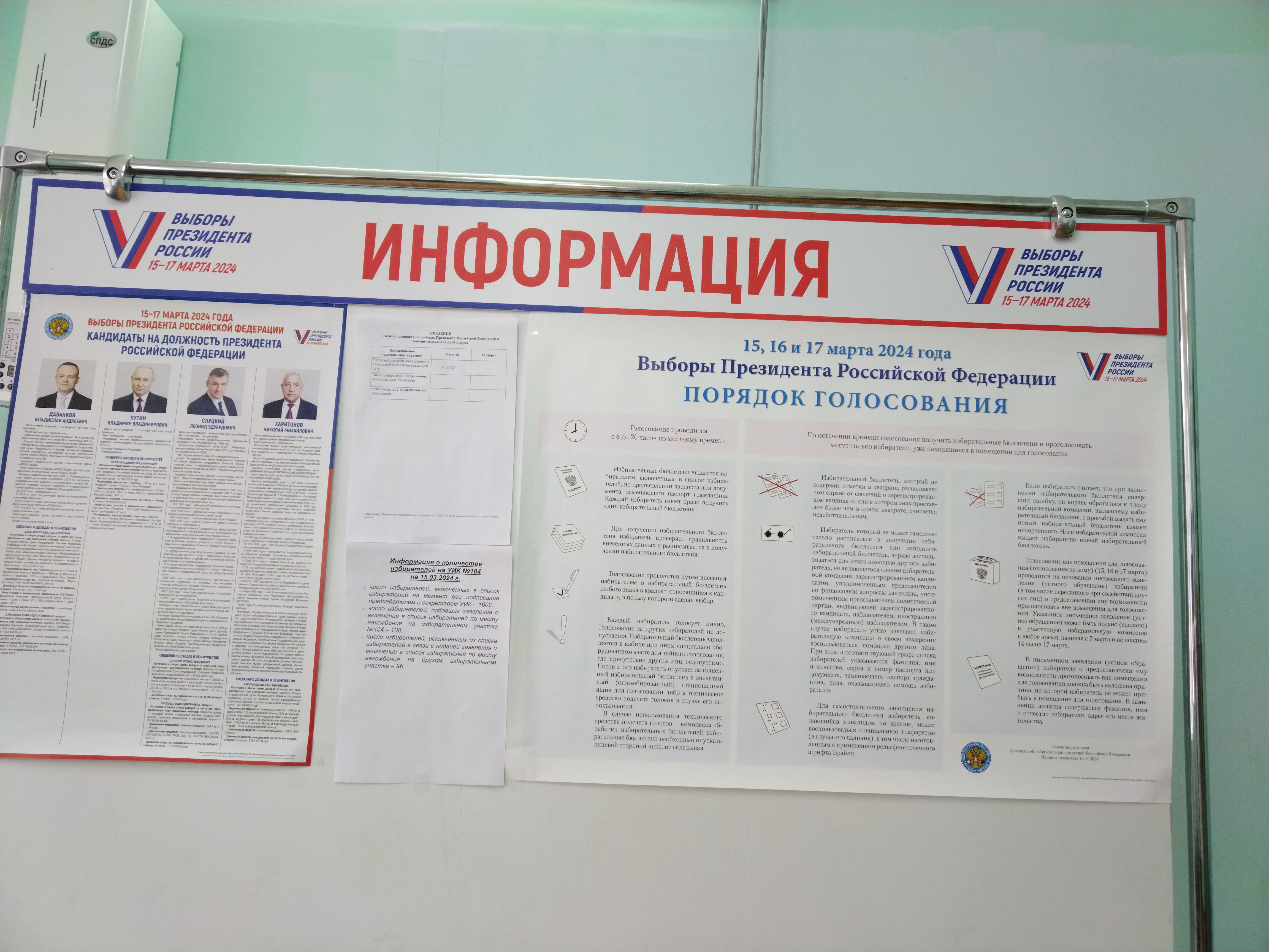 Сообщение наблюдателя — УИК №104, Астраханская область