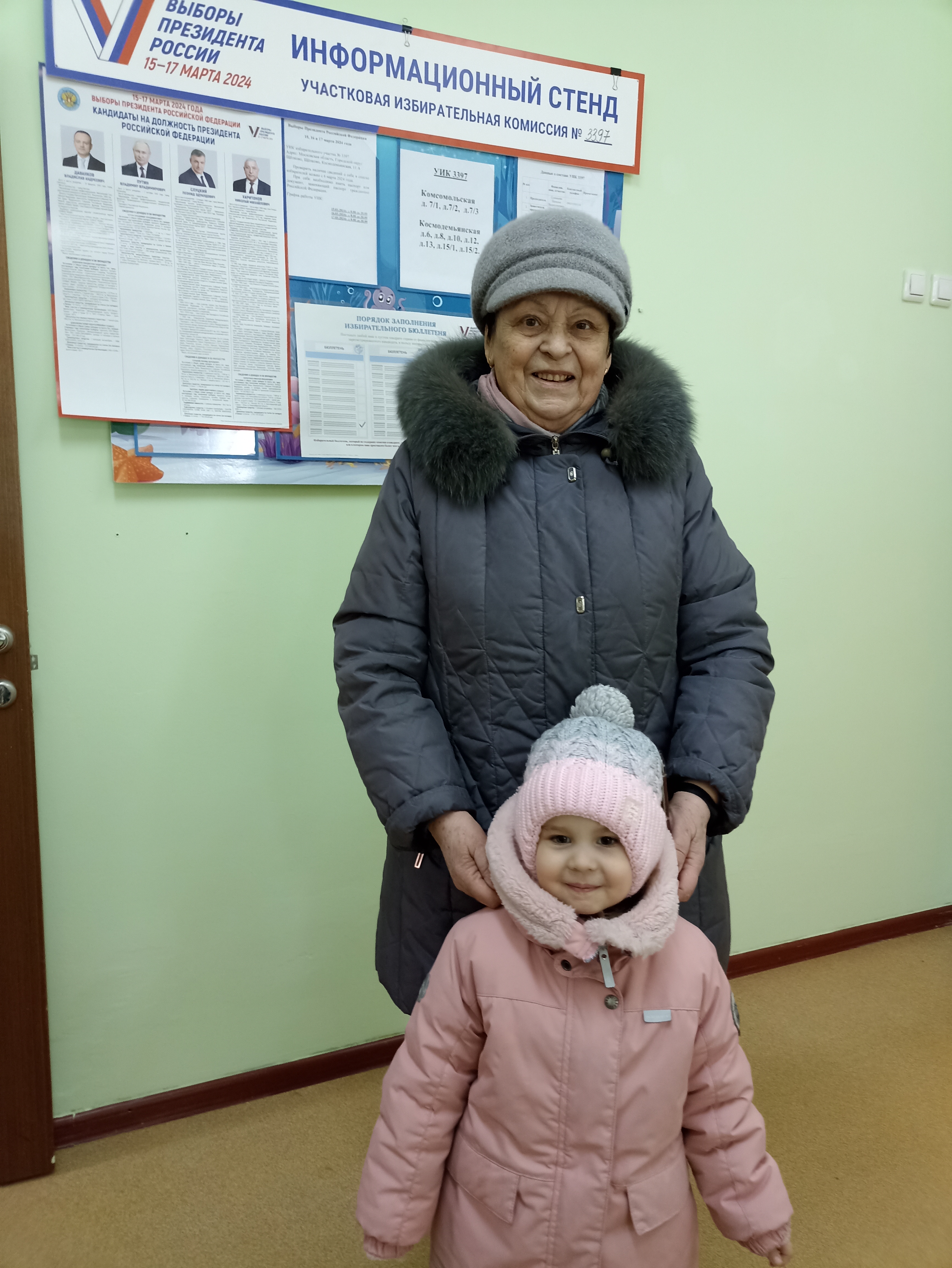 Сообщение наблюдателя — УИК №3397, Московская область
