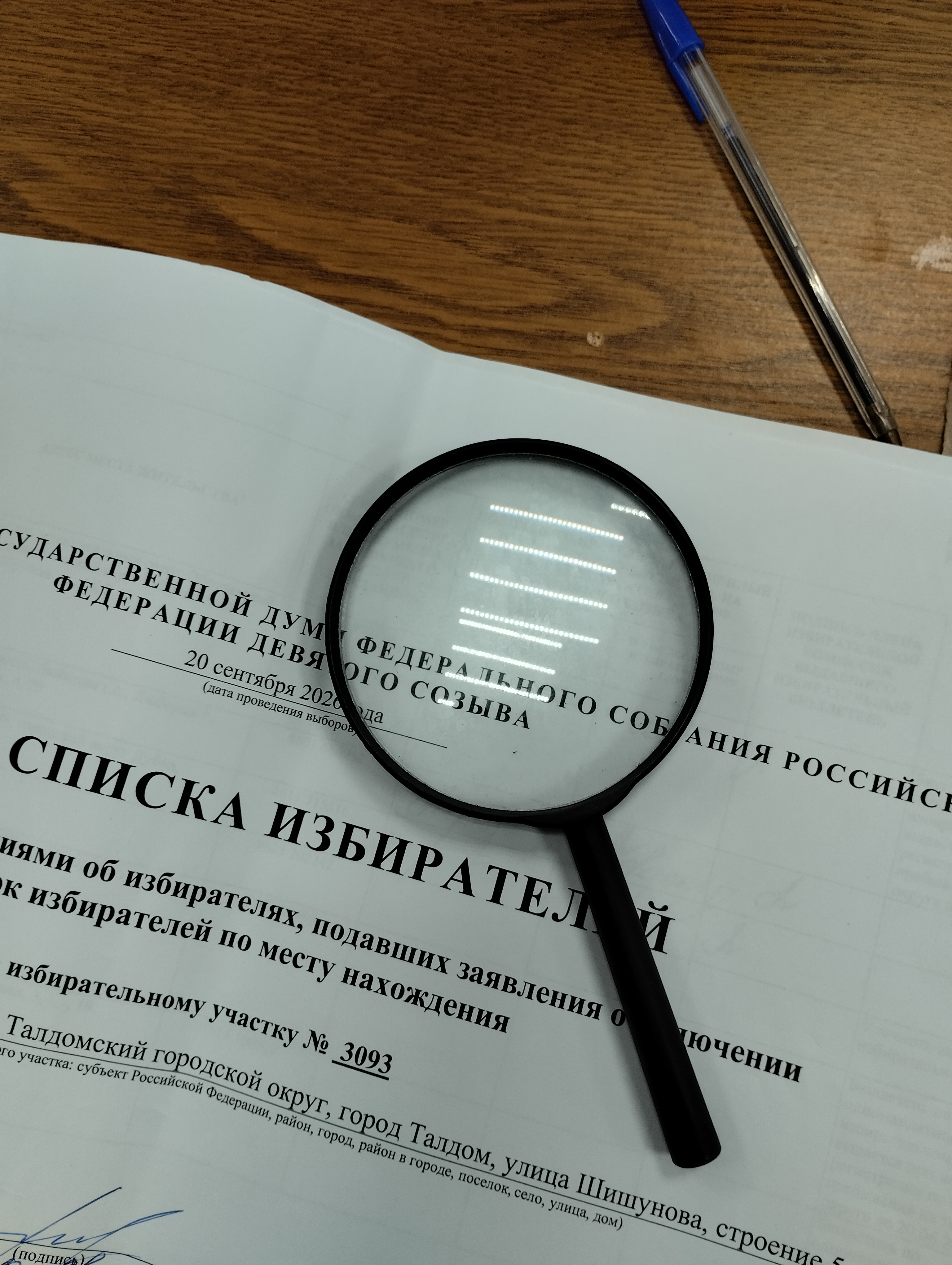 Сообщение — УИК №3093, Московская область