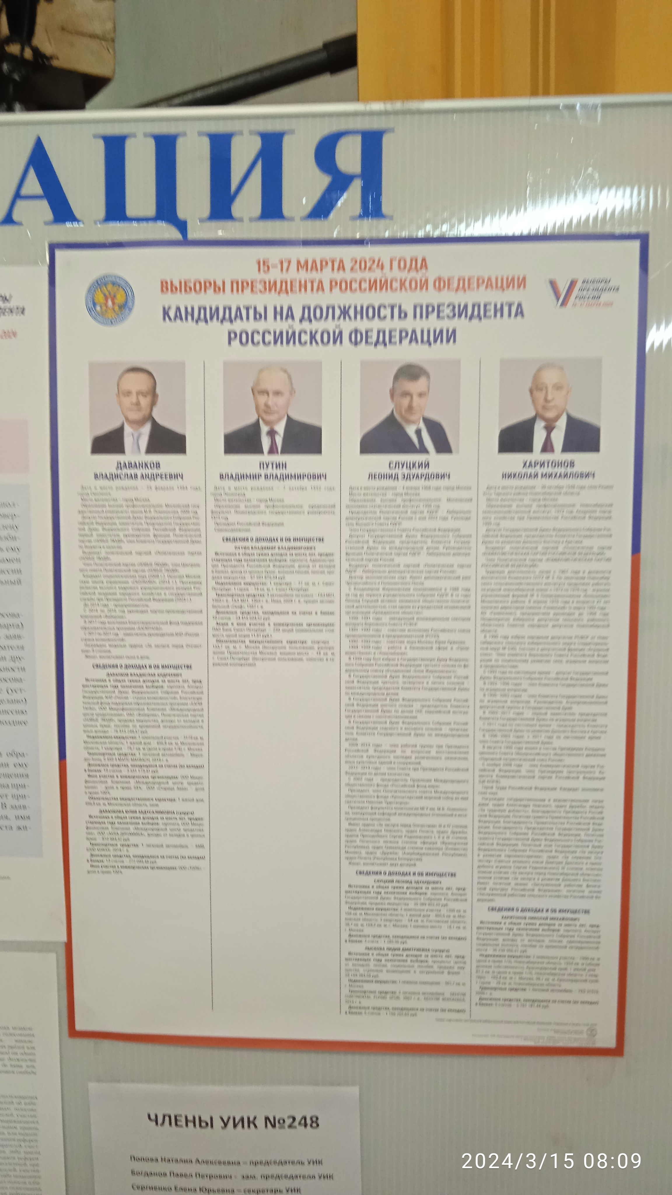Сообщение наблюдателя — УИК №248, Белгородская область