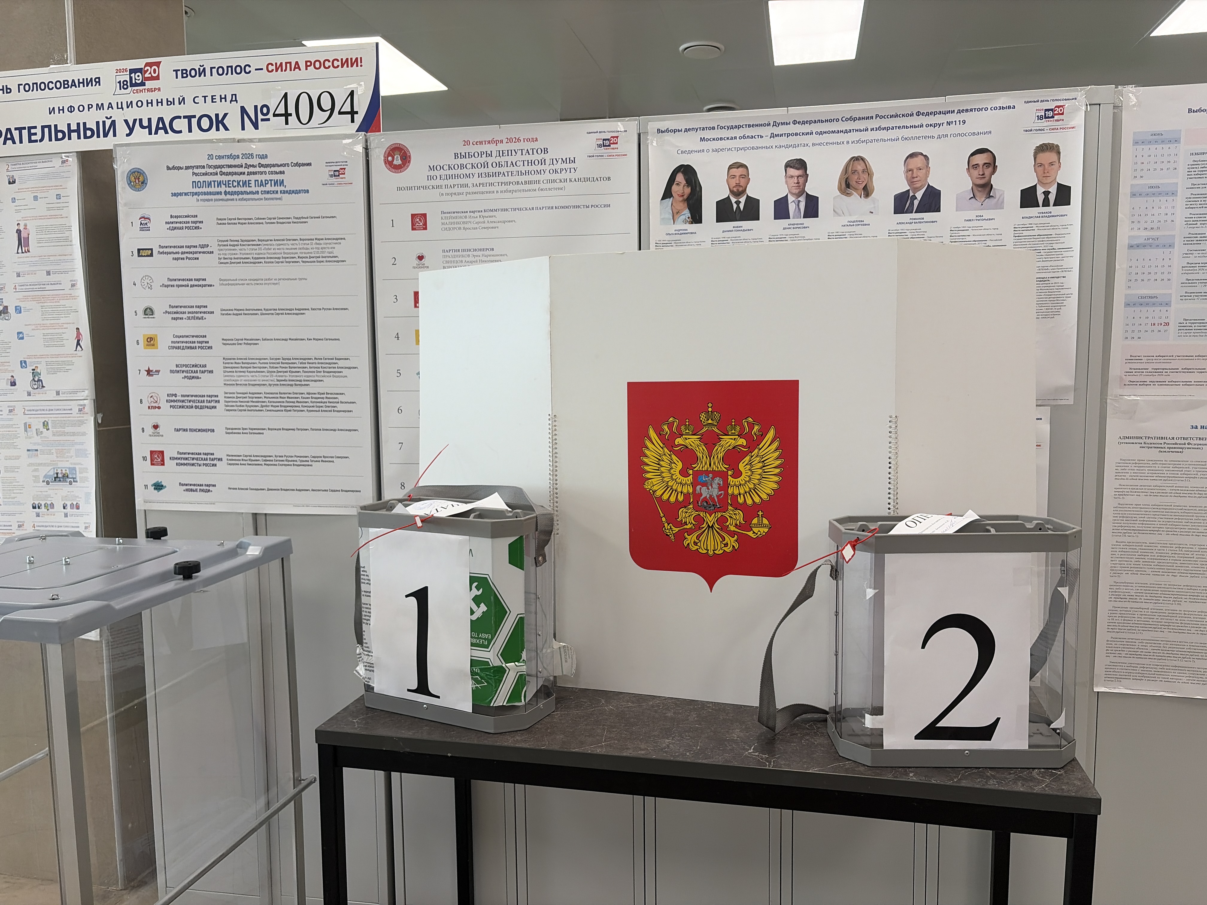 Сообщение — УИК №4094, Московская область