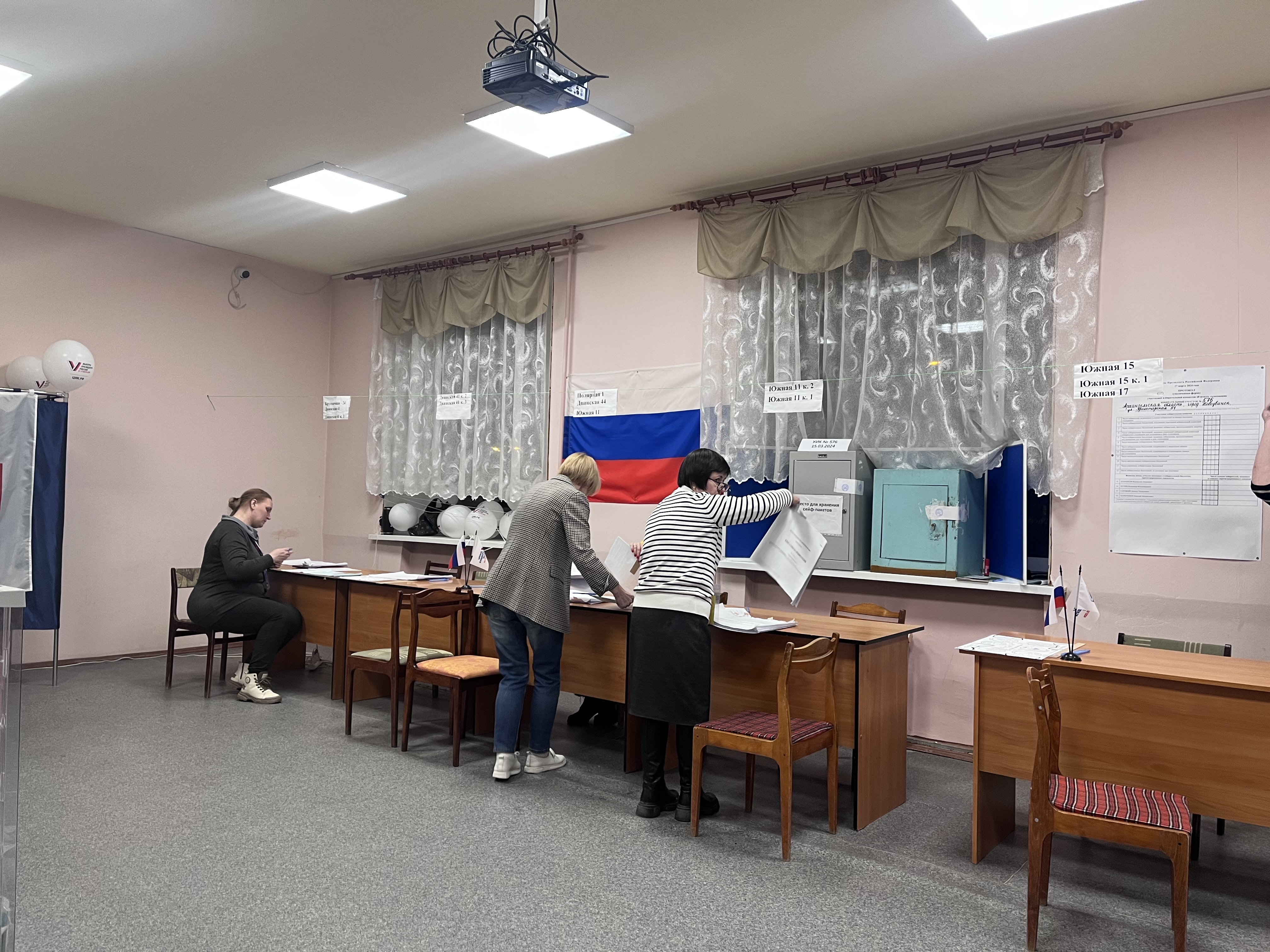 Сообщение наблюдателя — УИК №576, Архангельская область