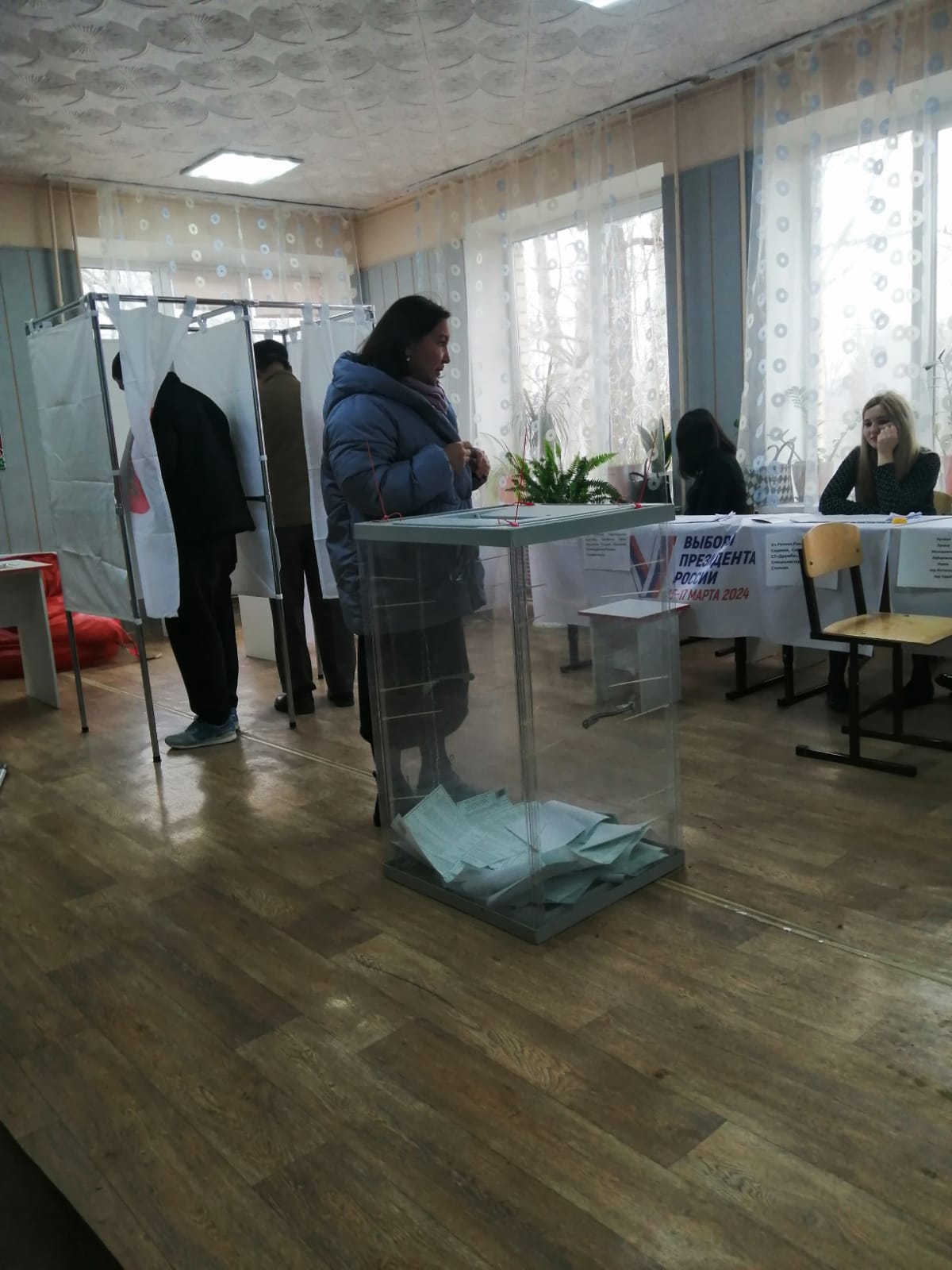 Сообщение наблюдателя — УИК №1424, Астраханская область