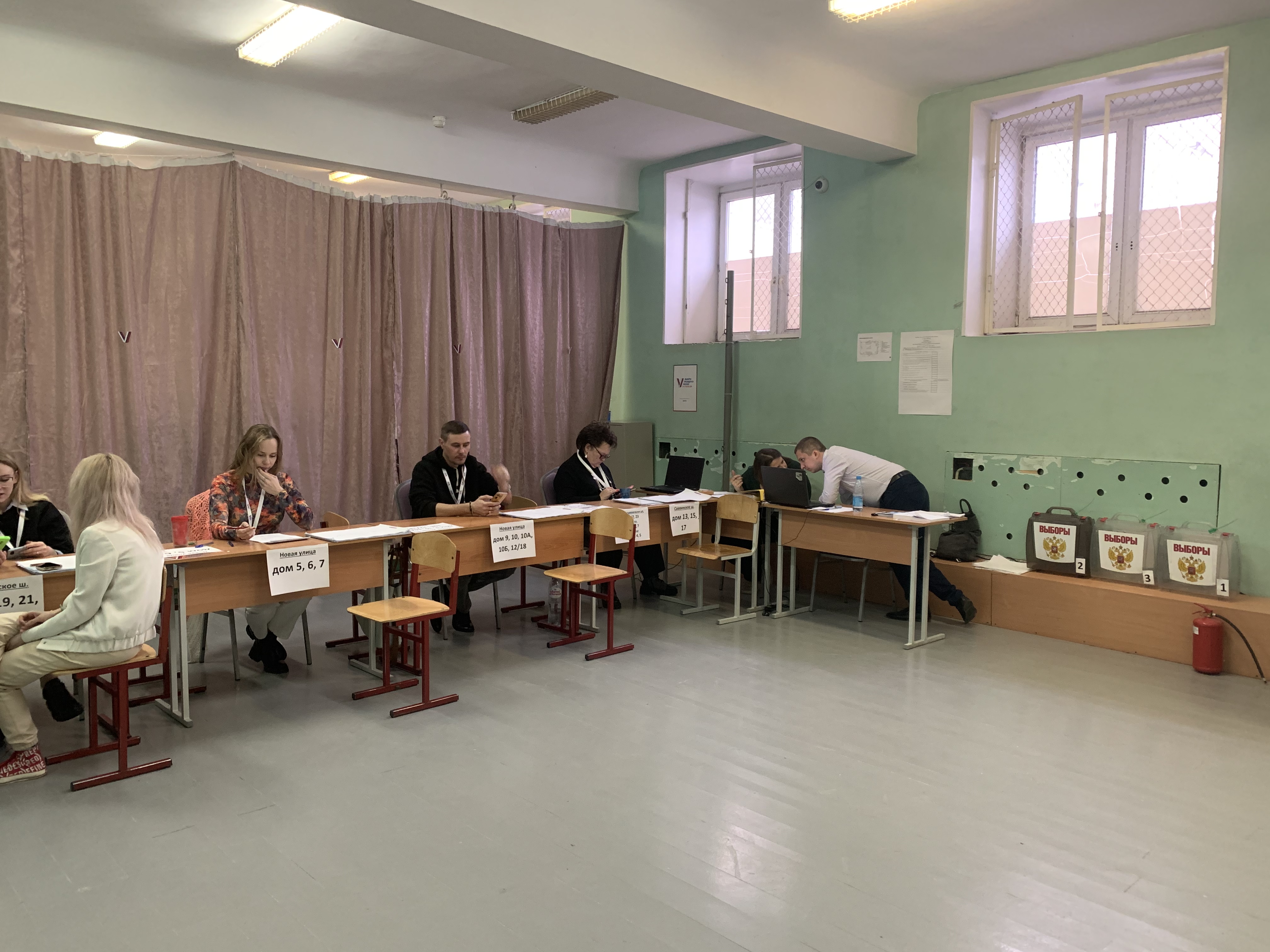 Сообщение наблюдателя — УИК №584, Московская область