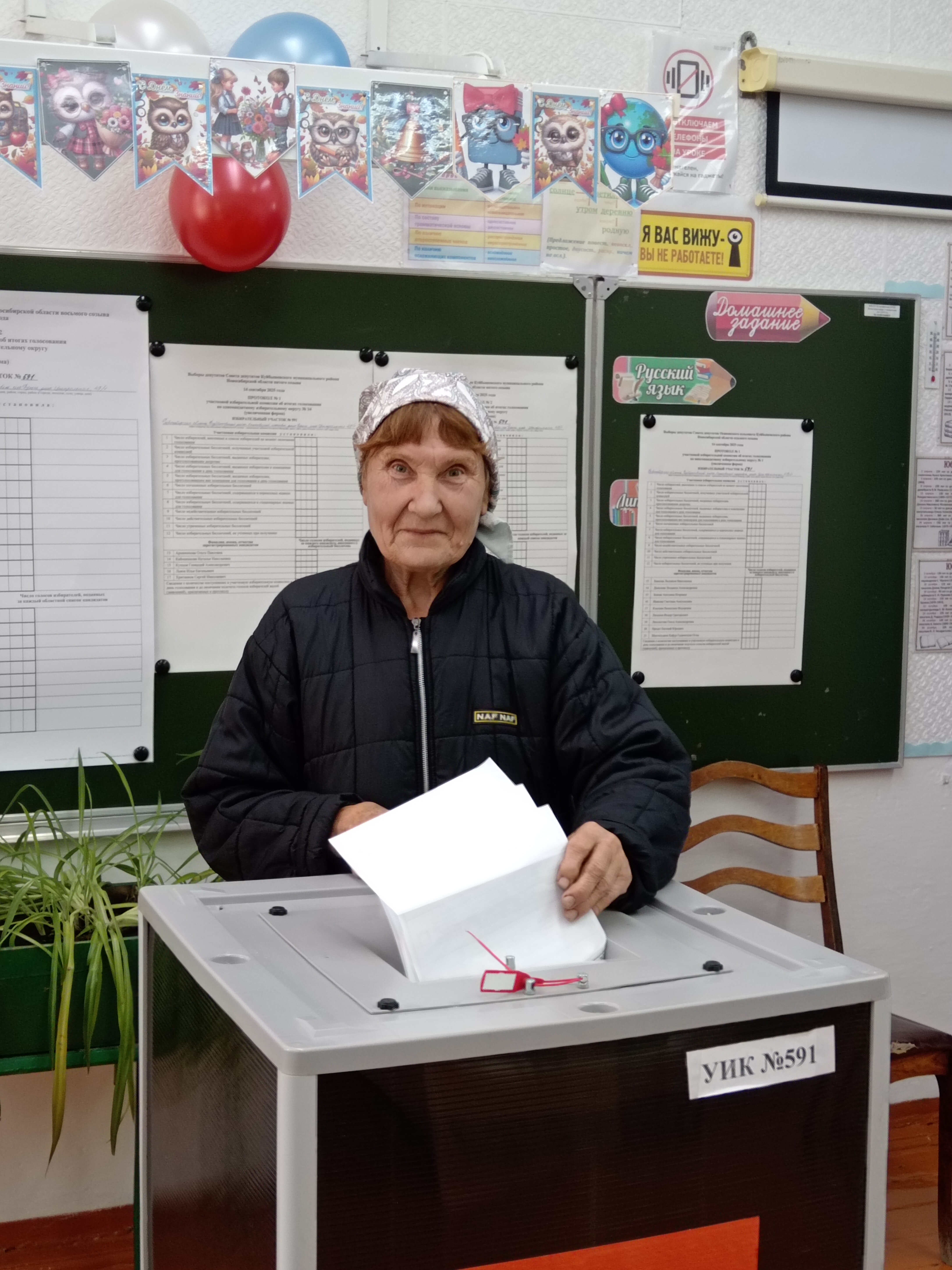 Сообщение наблюдателя — УИК №591, Новосибирская область