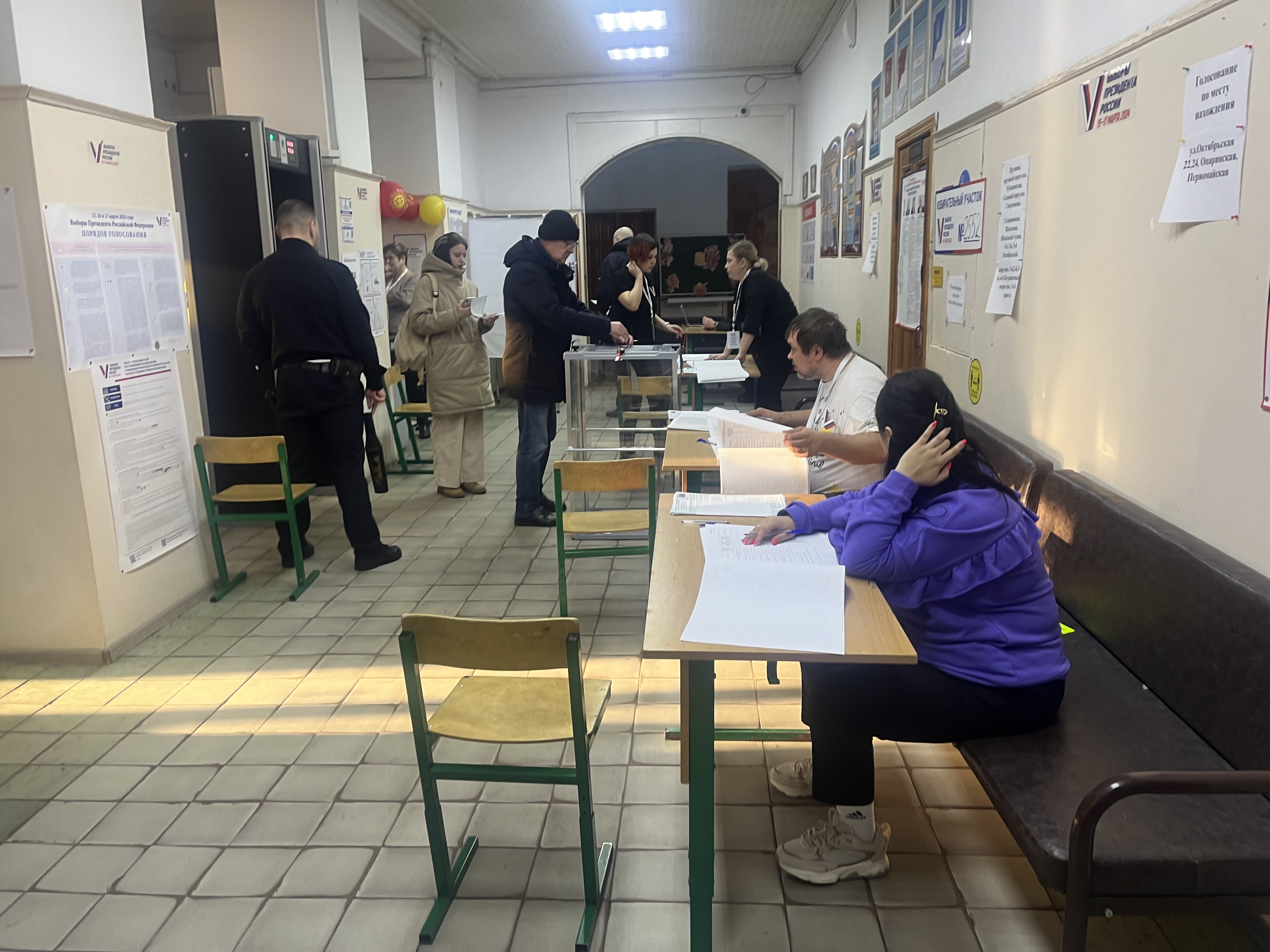 Сообщение наблюдателя — УИК №2552, Московская область