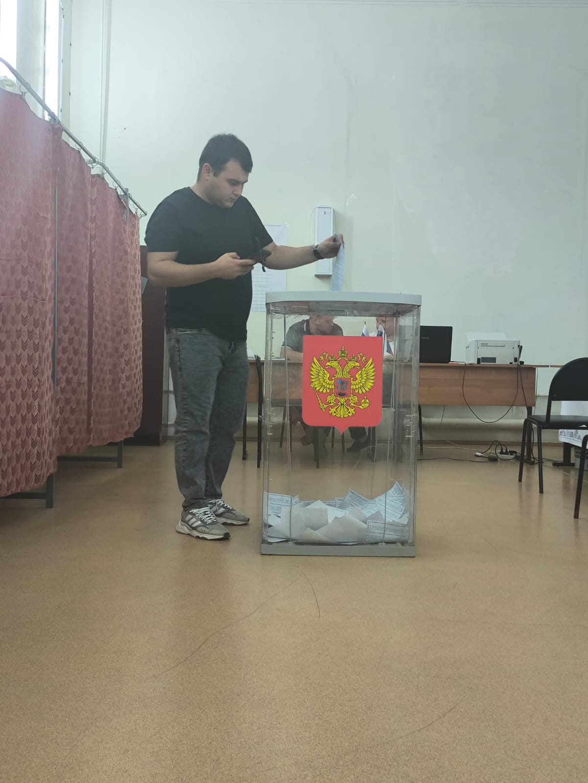 Сообщение наблюдателя — УИК №222, Астраханская область