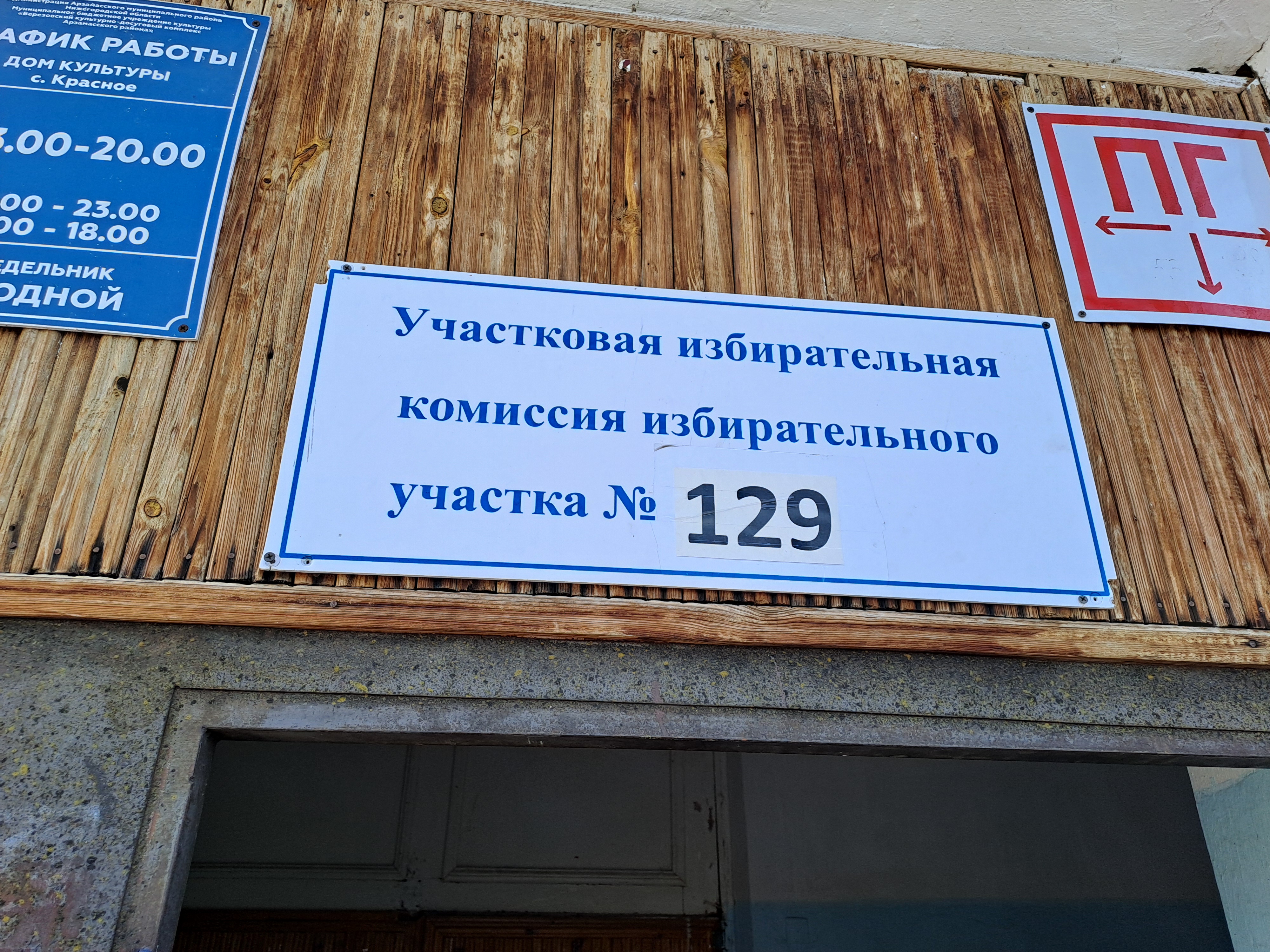 Сообщение наблюдателя — УИК №129, Нижегородская область