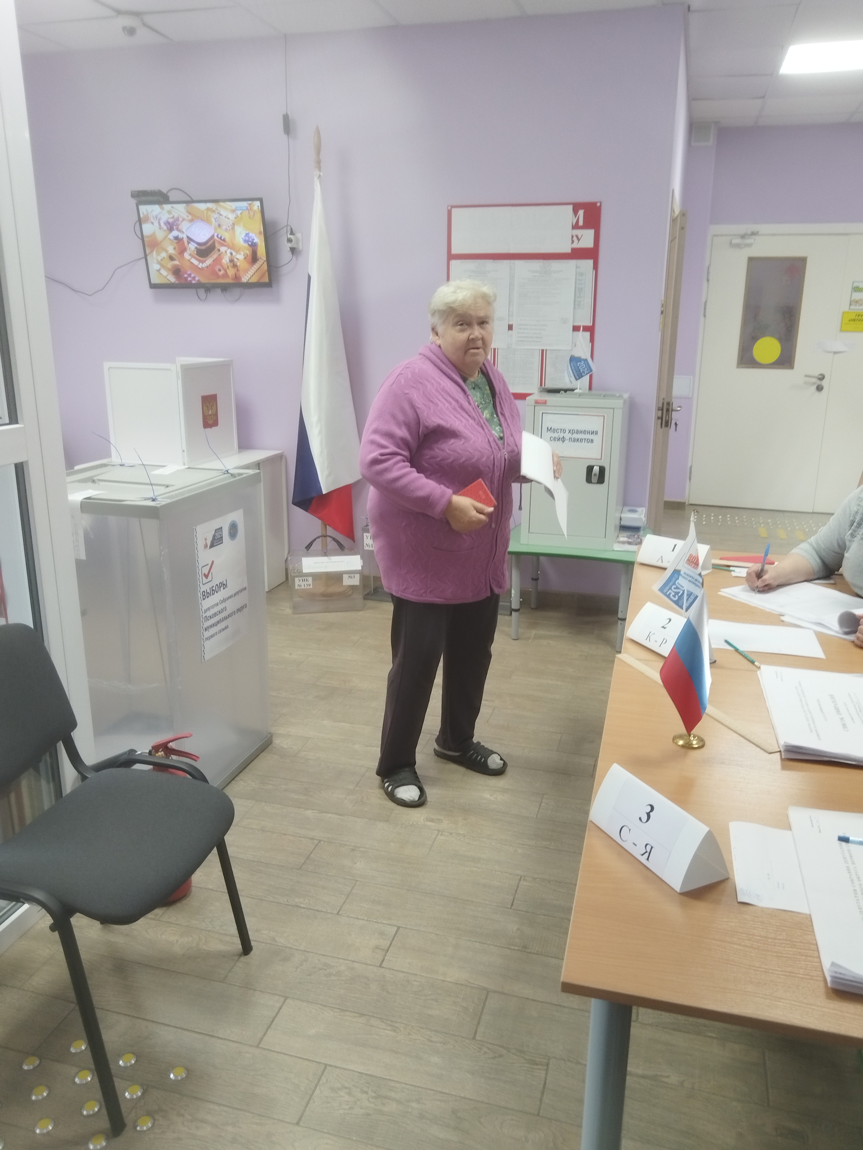 Сообщение наблюдателя — УИК №139, Псковская область