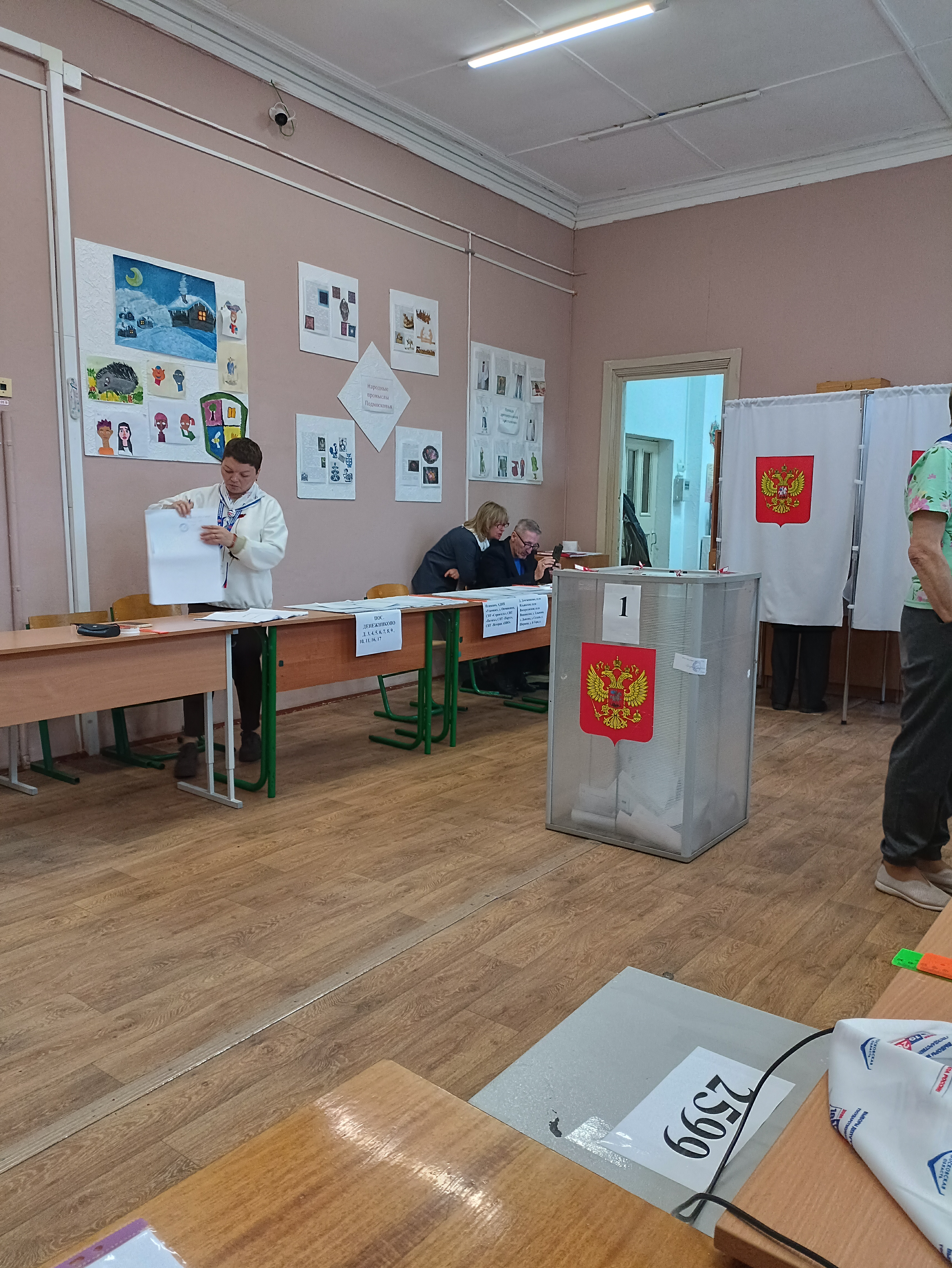 Сообщение — УИК №2599, Московская область