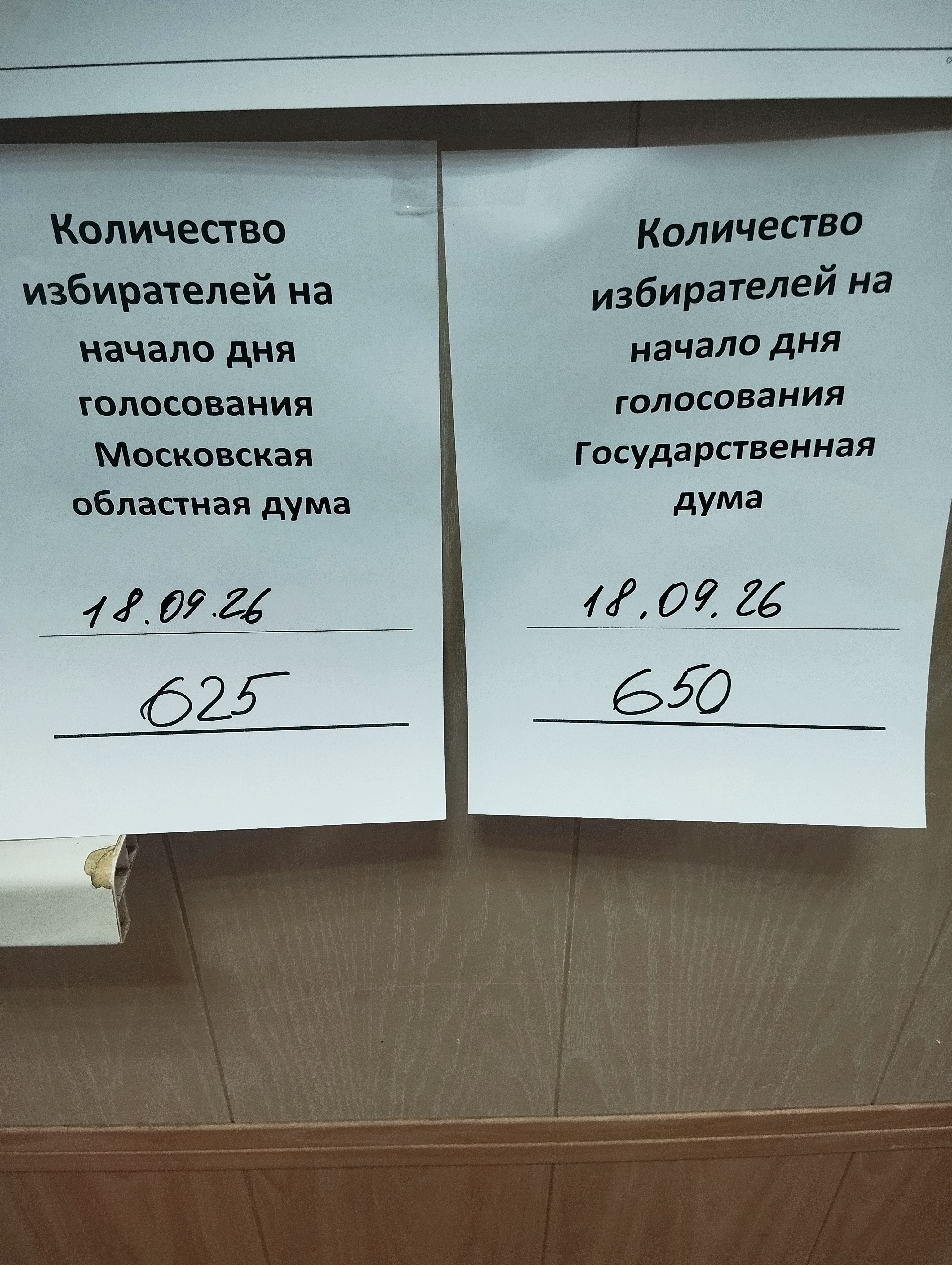 Сообщение — УИК №4155, Московская область