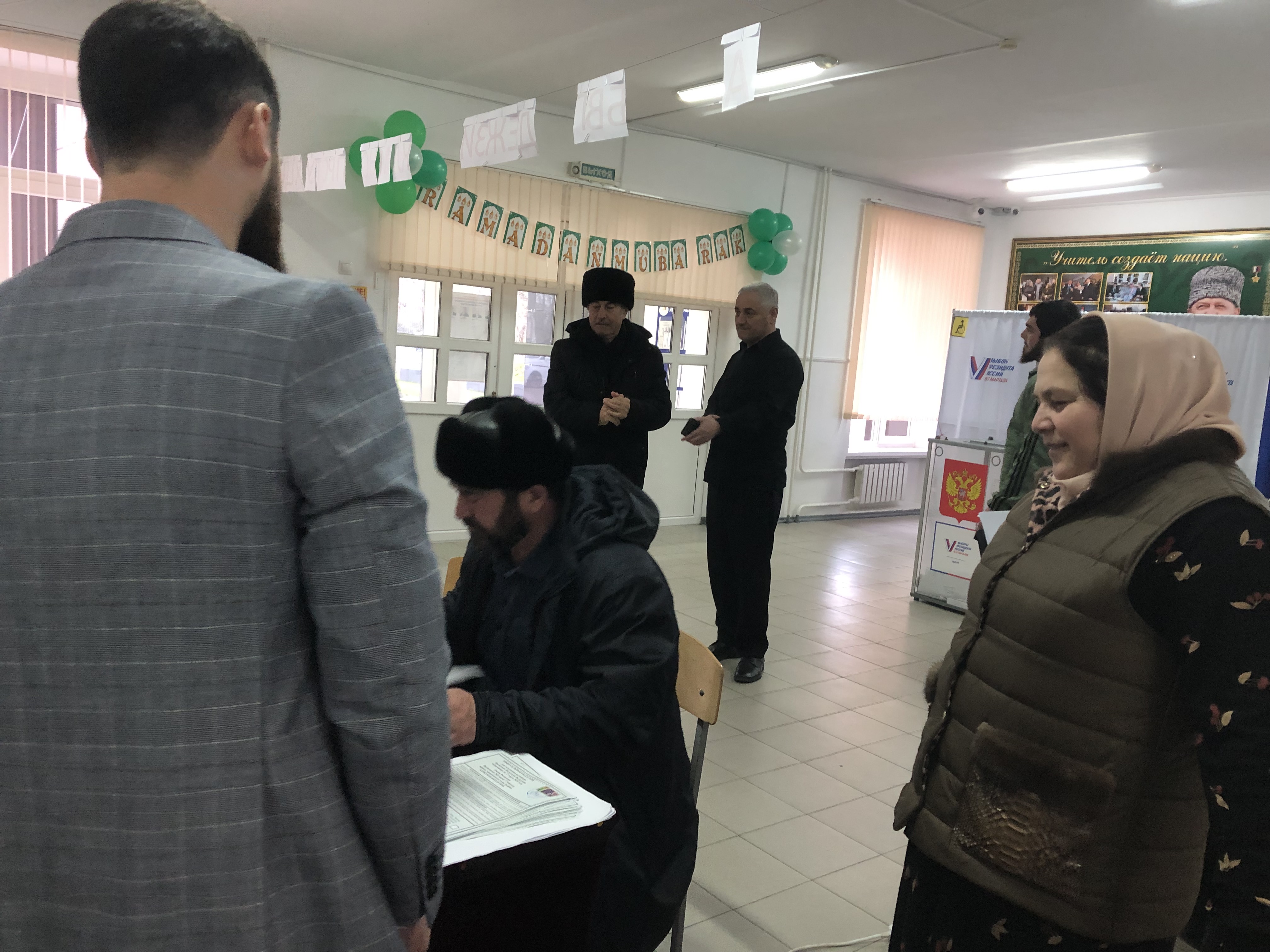 Сообщение наблюдателя — УИК №1, Чеченская Республика