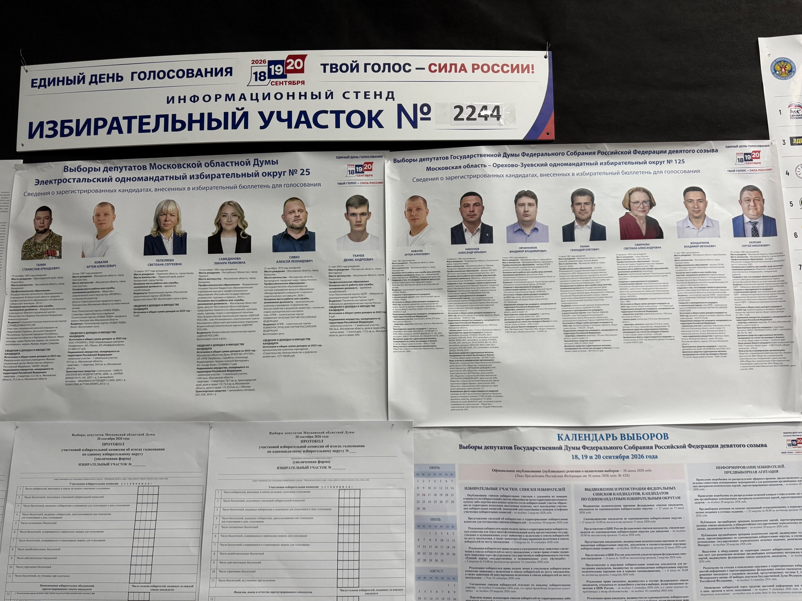 Сообщение — УИК №2244, Московская область