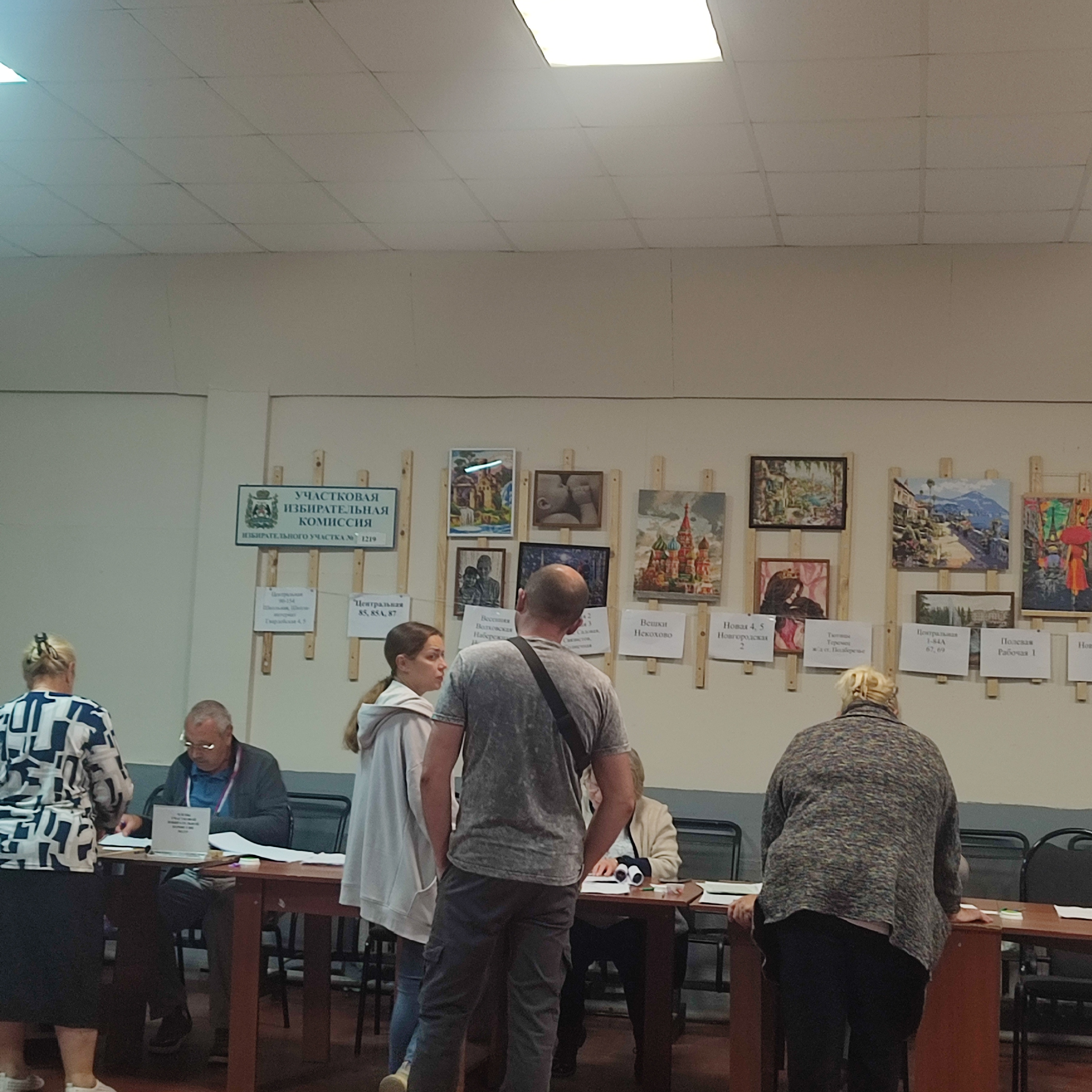 Сообщение наблюдателя — УИК №1219, Новгородская область