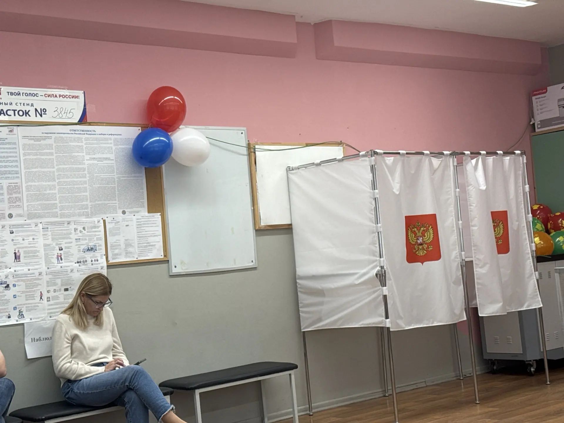 Сообщение — УИК №3845, Московская область