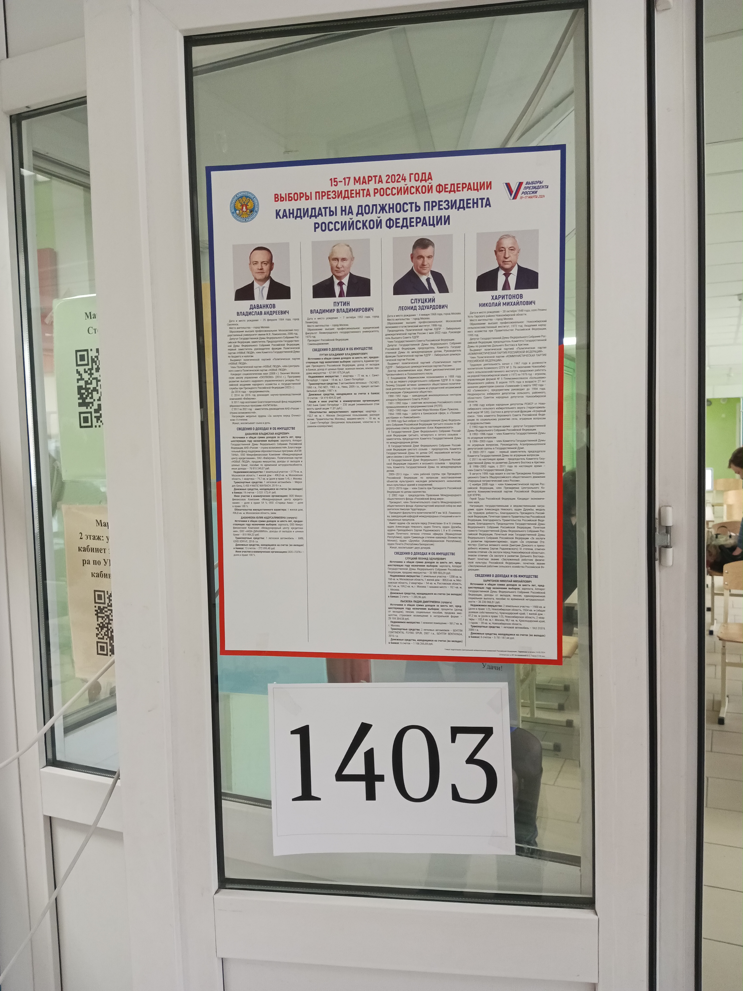 Сообщение наблюдателя — УИК №1403, Ростовская область