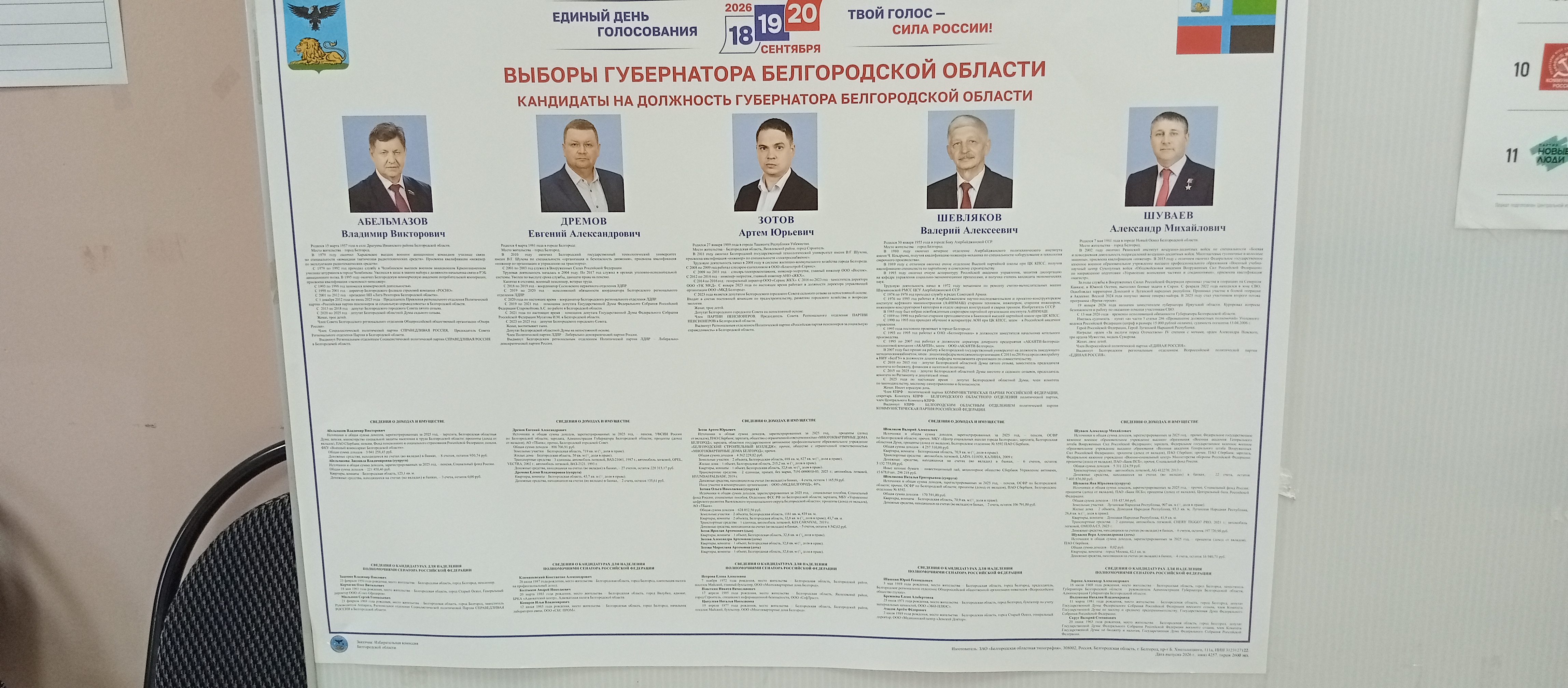 Сообщение — УИК №715, Белгородская область