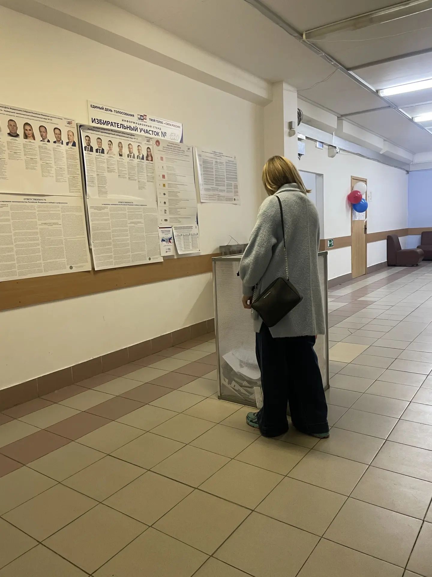 Сообщение — УИК №1520, Московская область