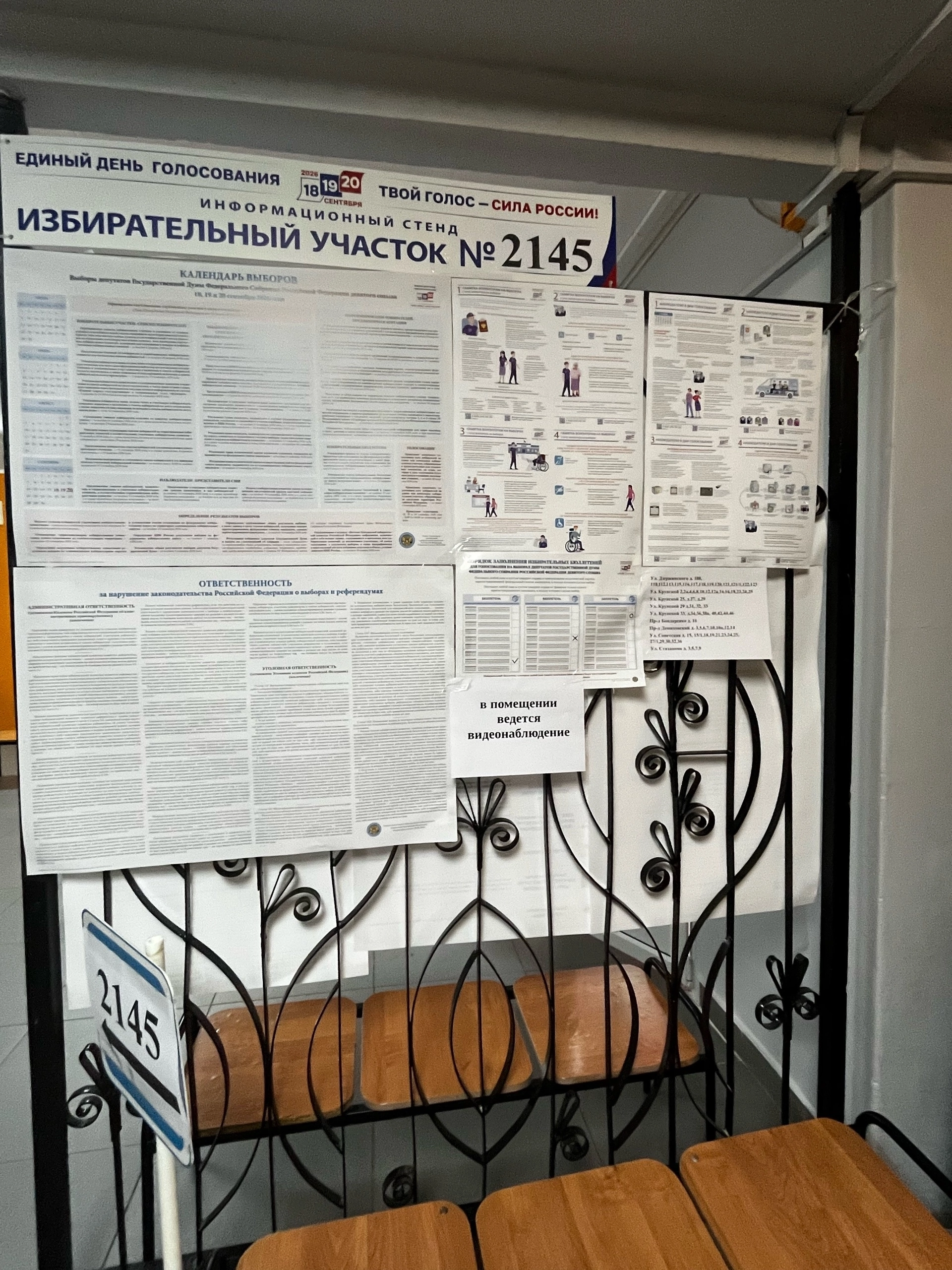 Сообщение — УИК №2145, Московская область