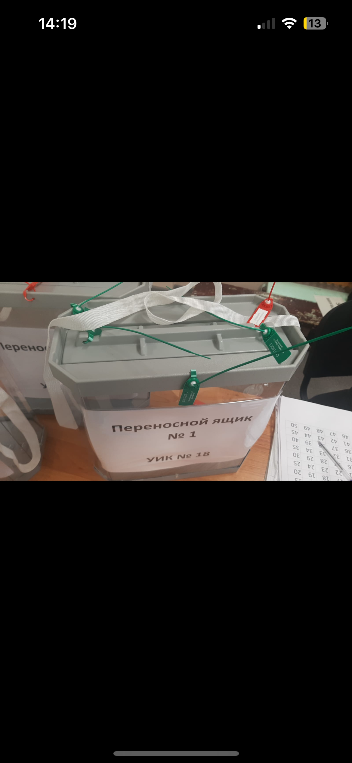 Сообщение наблюдателя — УИК №18, Республика Карелия