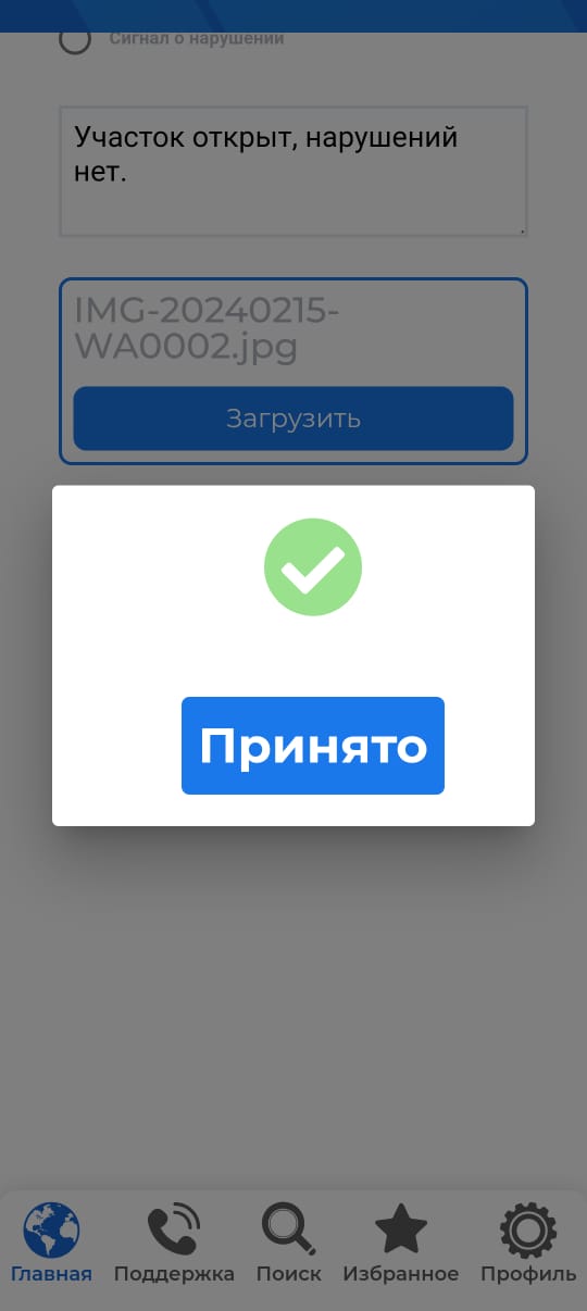Сообщение наблюдателя — УИК №485, Владимирская область