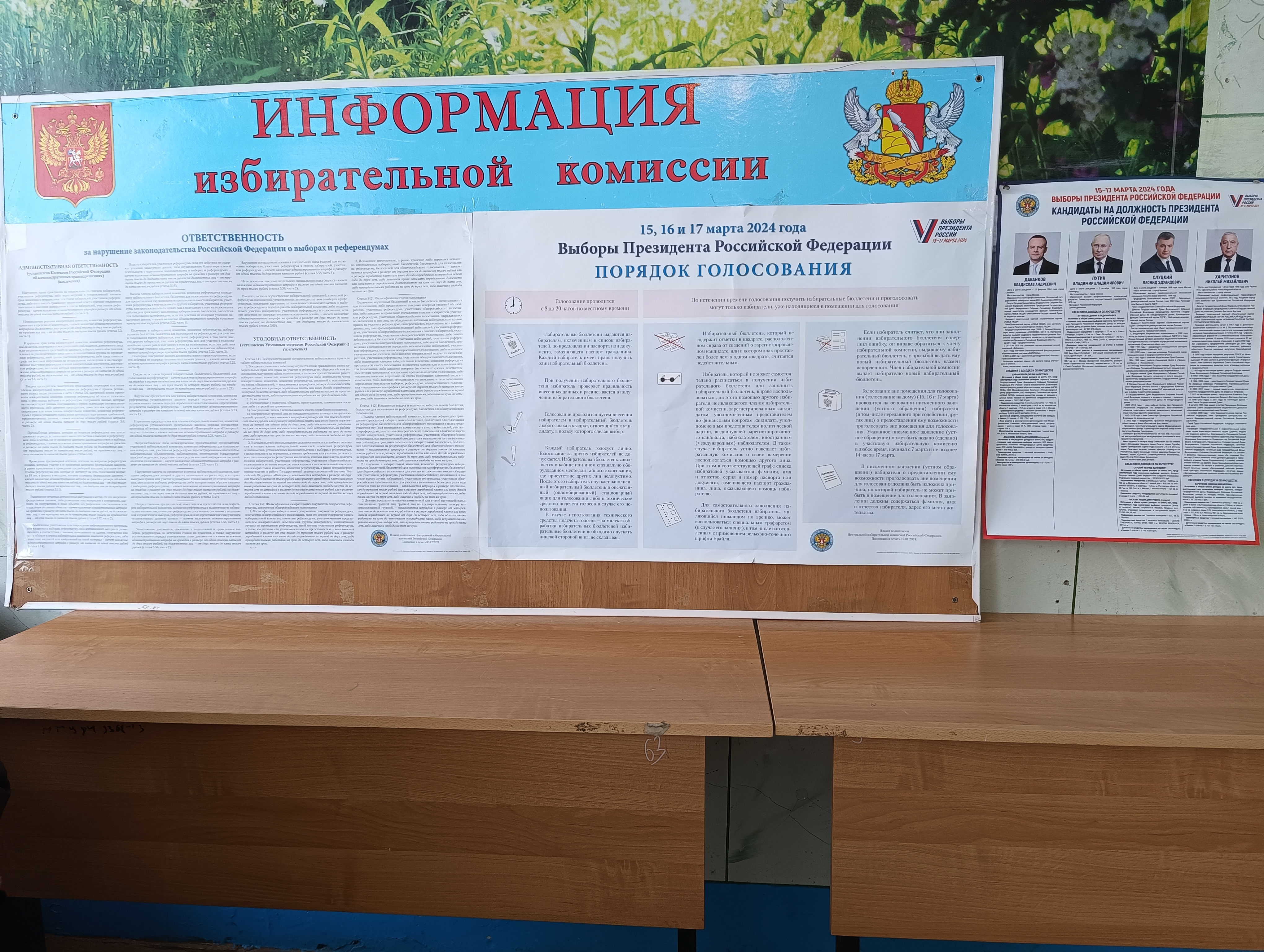 Сообщение наблюдателя — УИК №319, Воронежская область