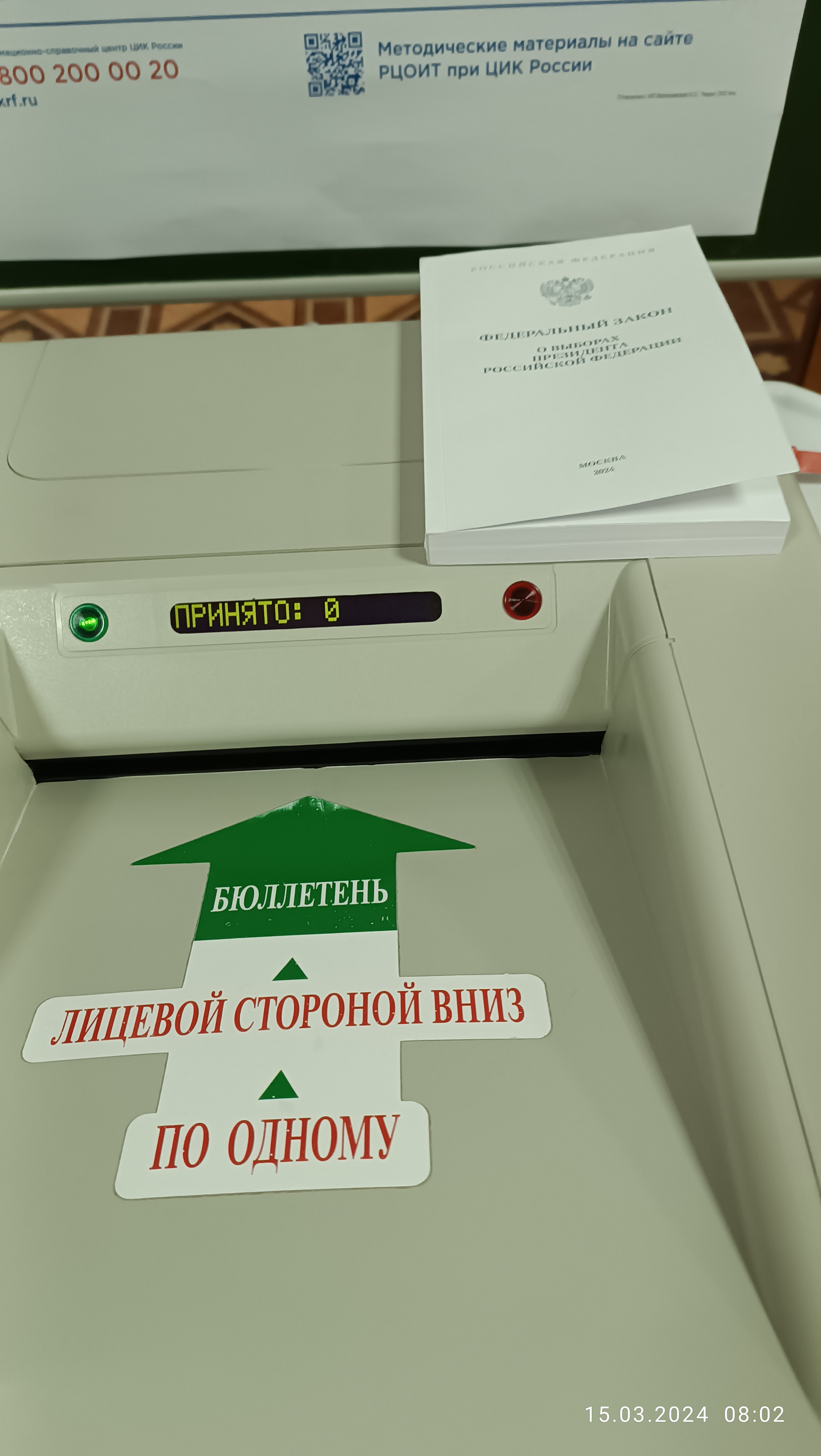 Сообщение наблюдателя — УИК №2196, Ростовская область