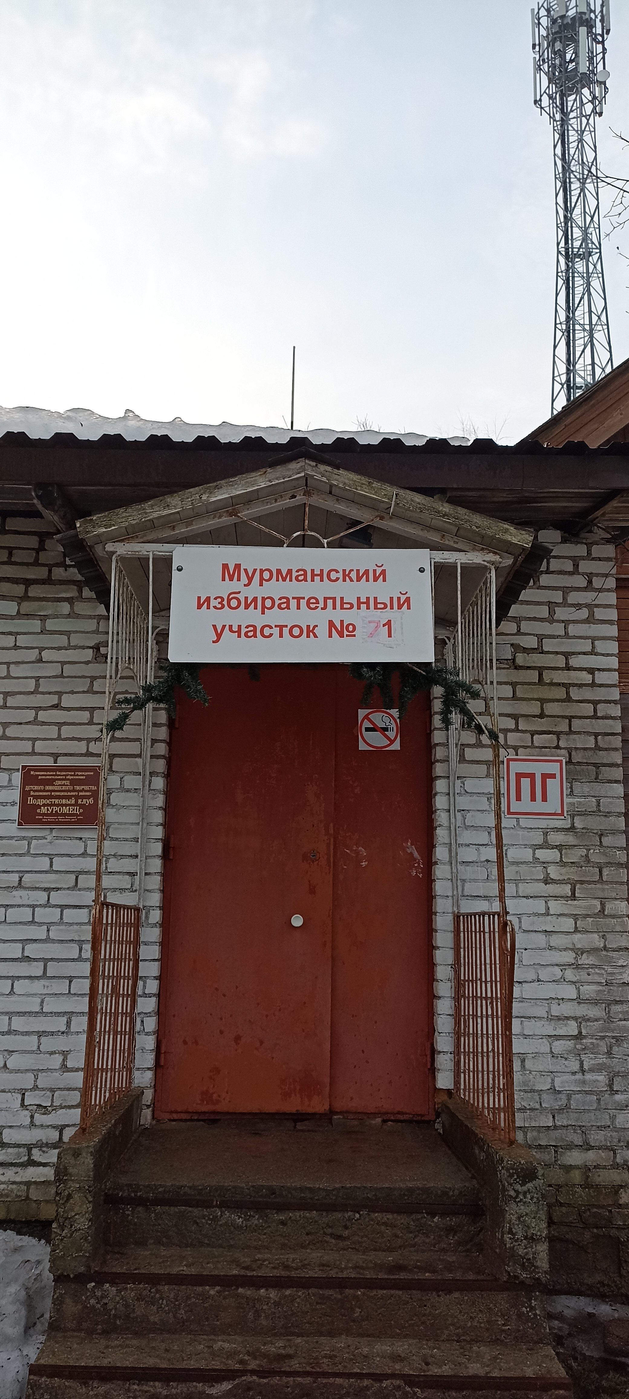 Сообщение наблюдателя — УИК №71, Ленинградская область
