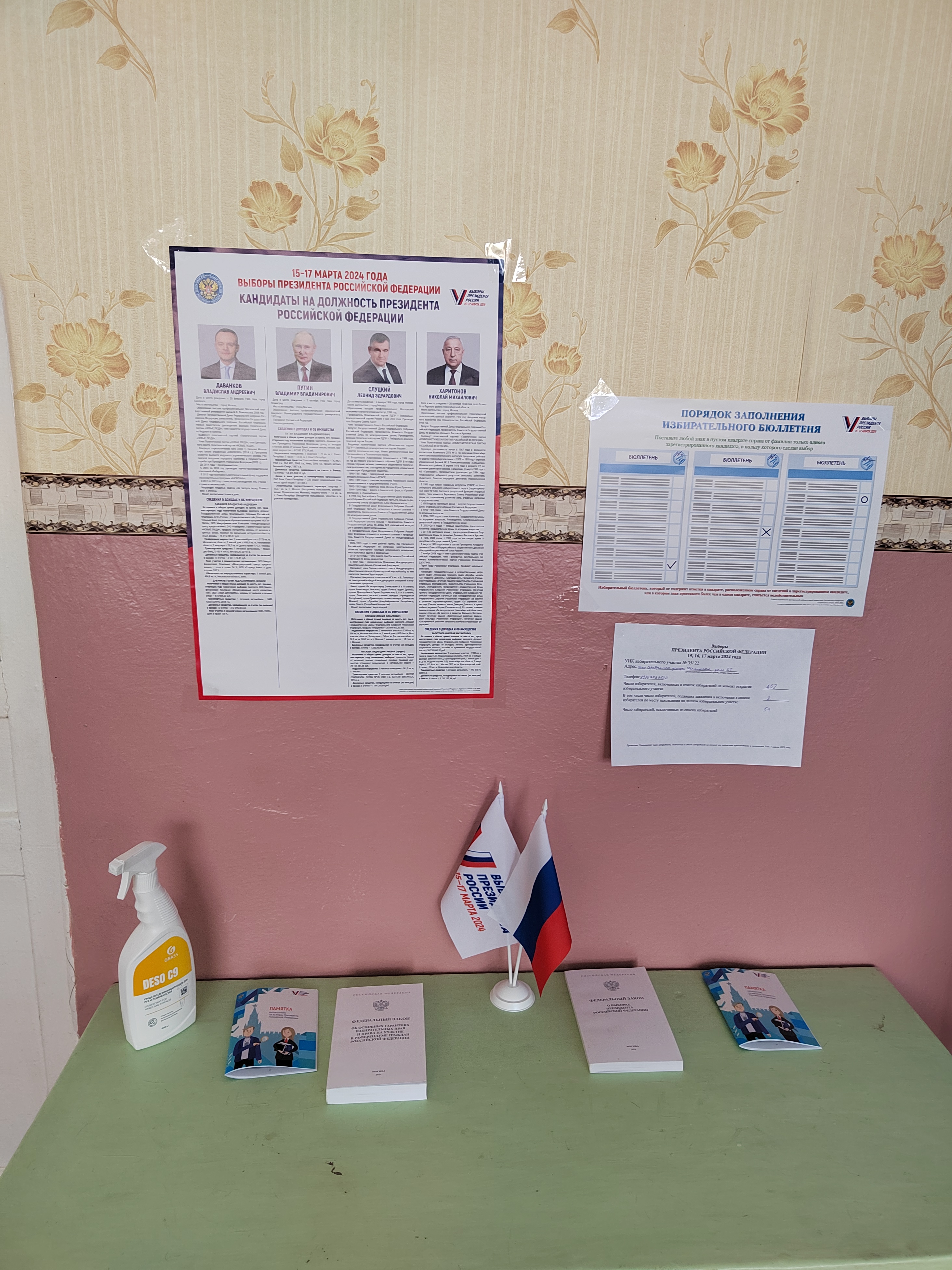 Сообщение наблюдателя — УИК №3522, Воронежская область