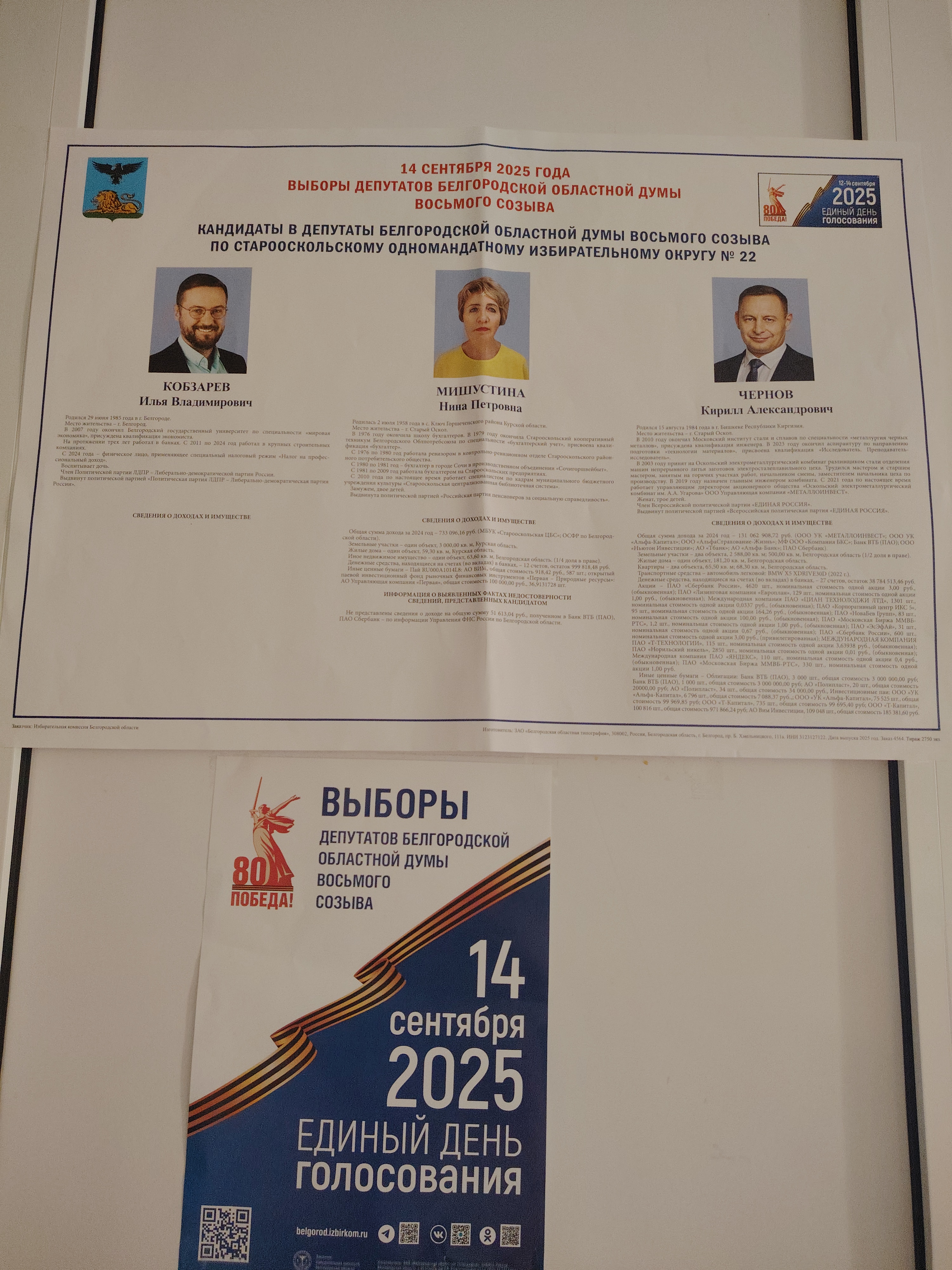 Сообщение наблюдателя — УИК №985, Белгородская область