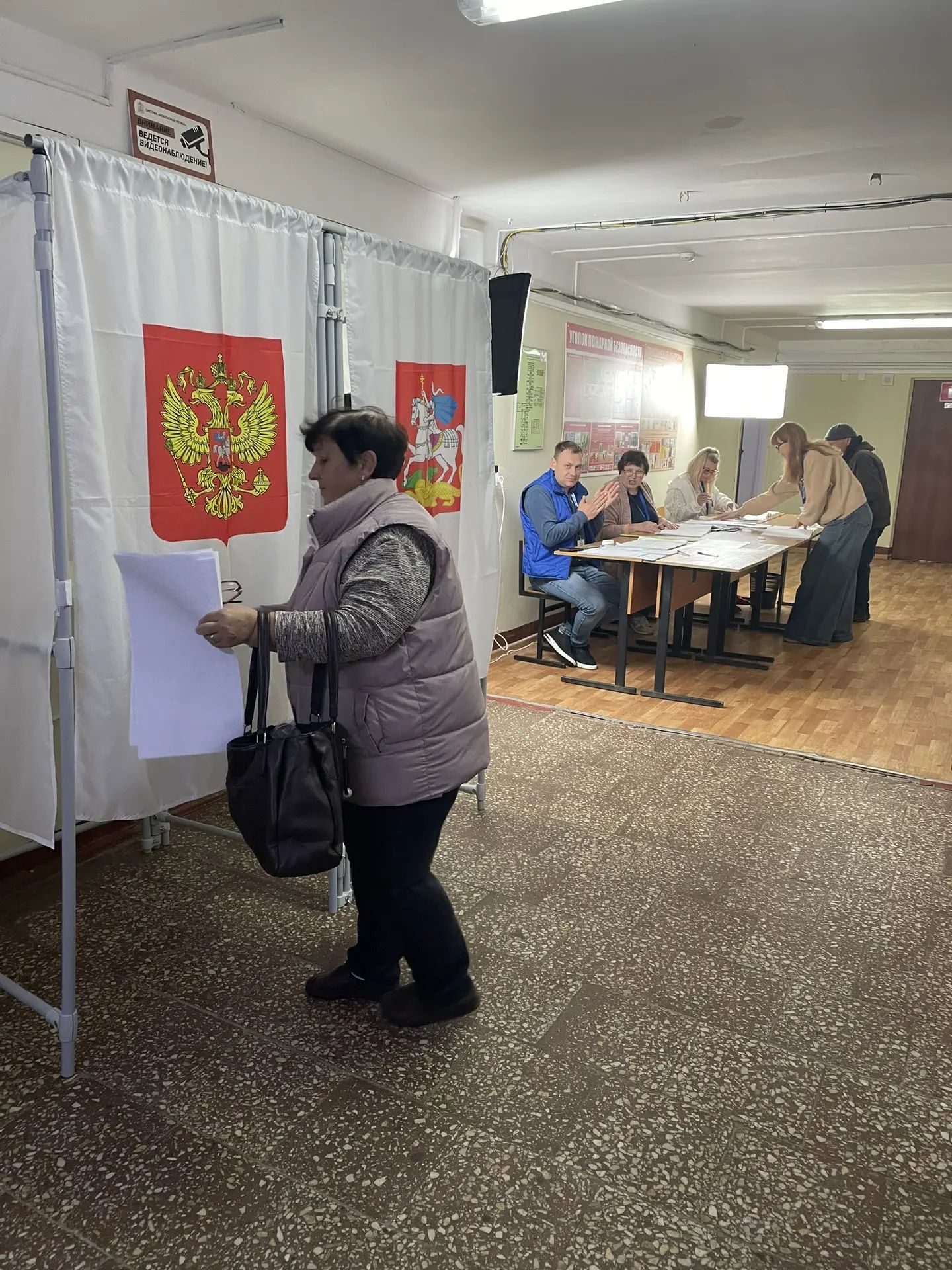 Сообщение — УИК №100, Московская область