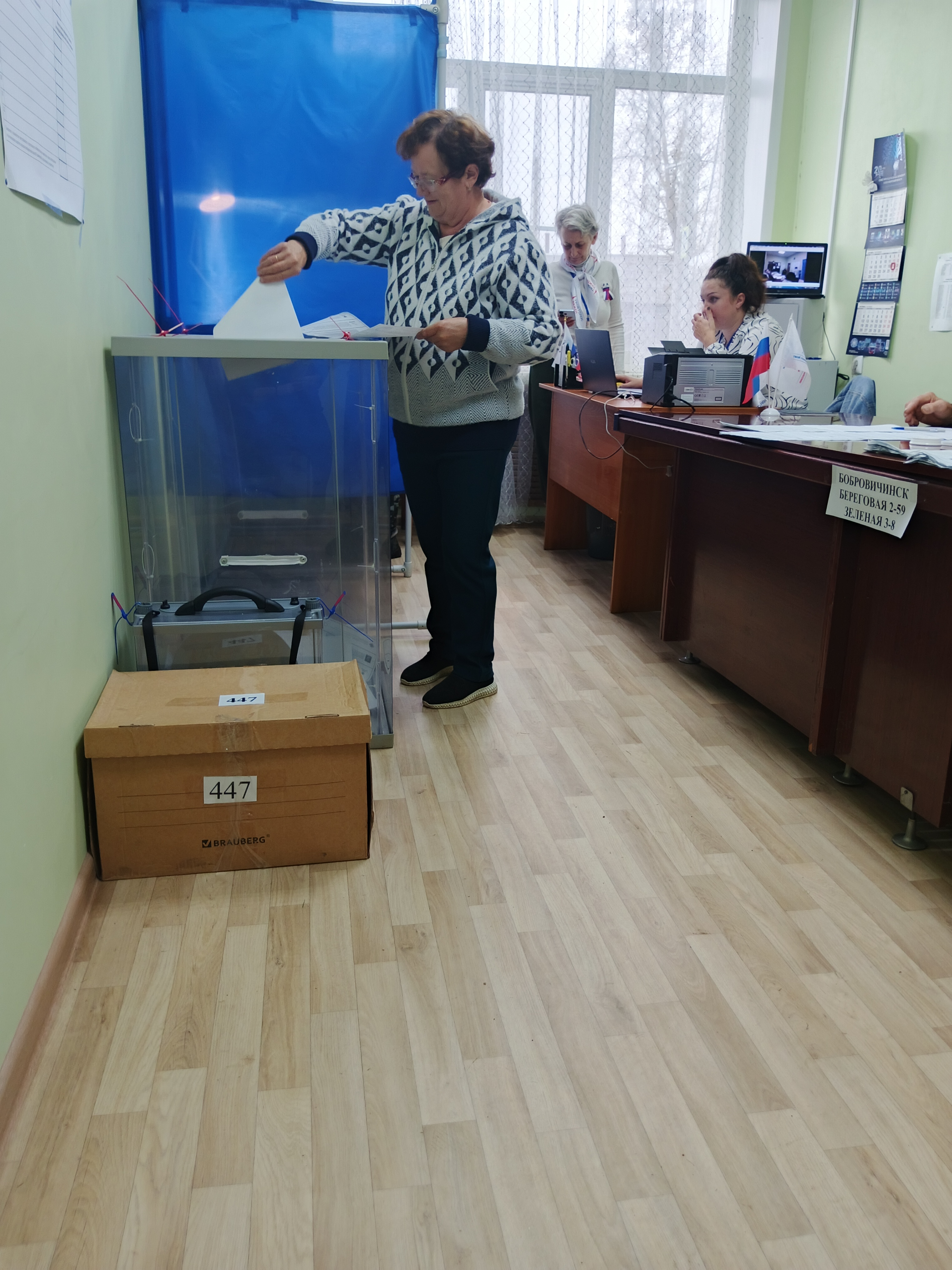 Сообщение — УИК №447, Новосибирская область