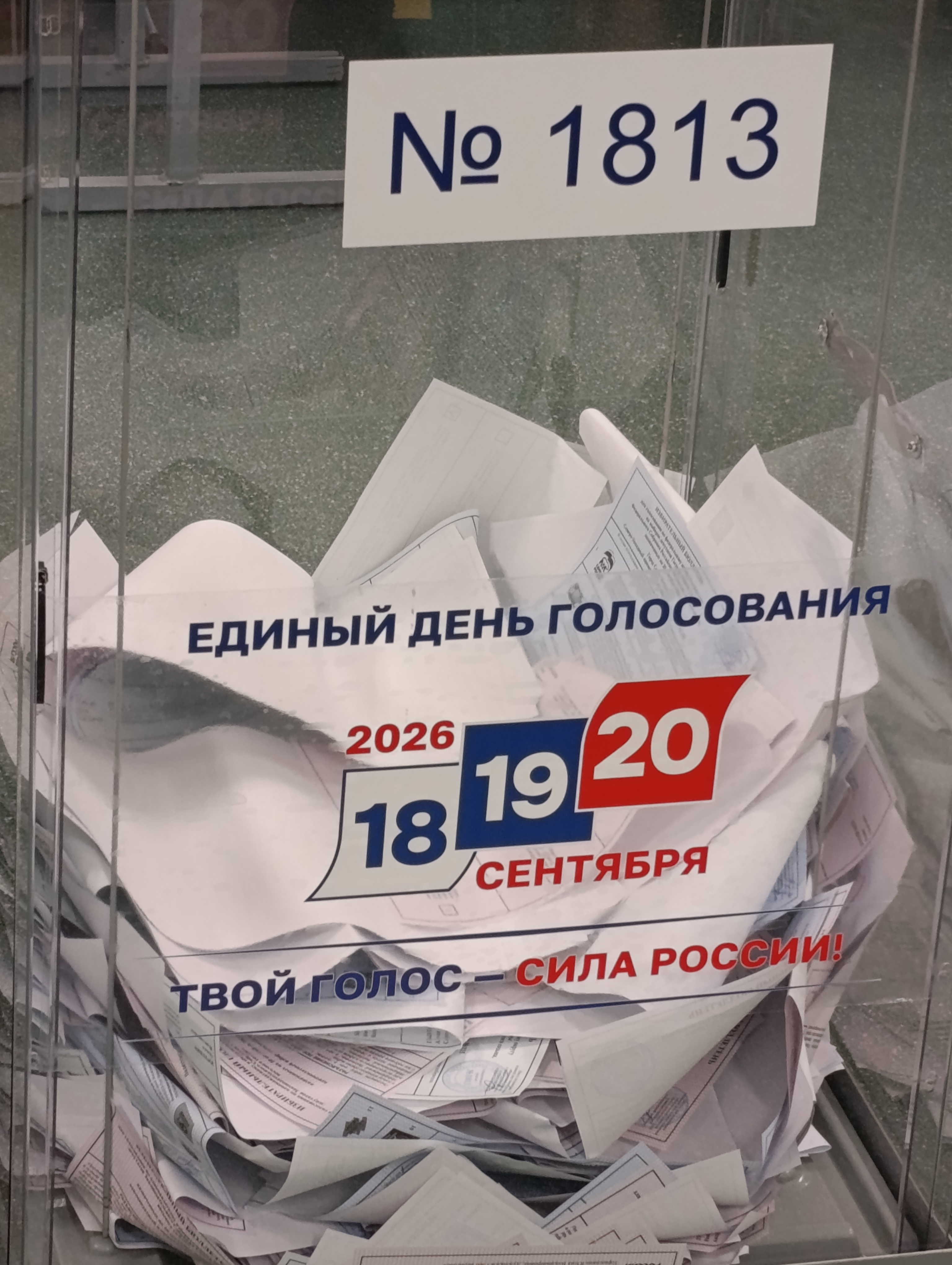 Сообщение — УИК №1813, Санкт-Петербург