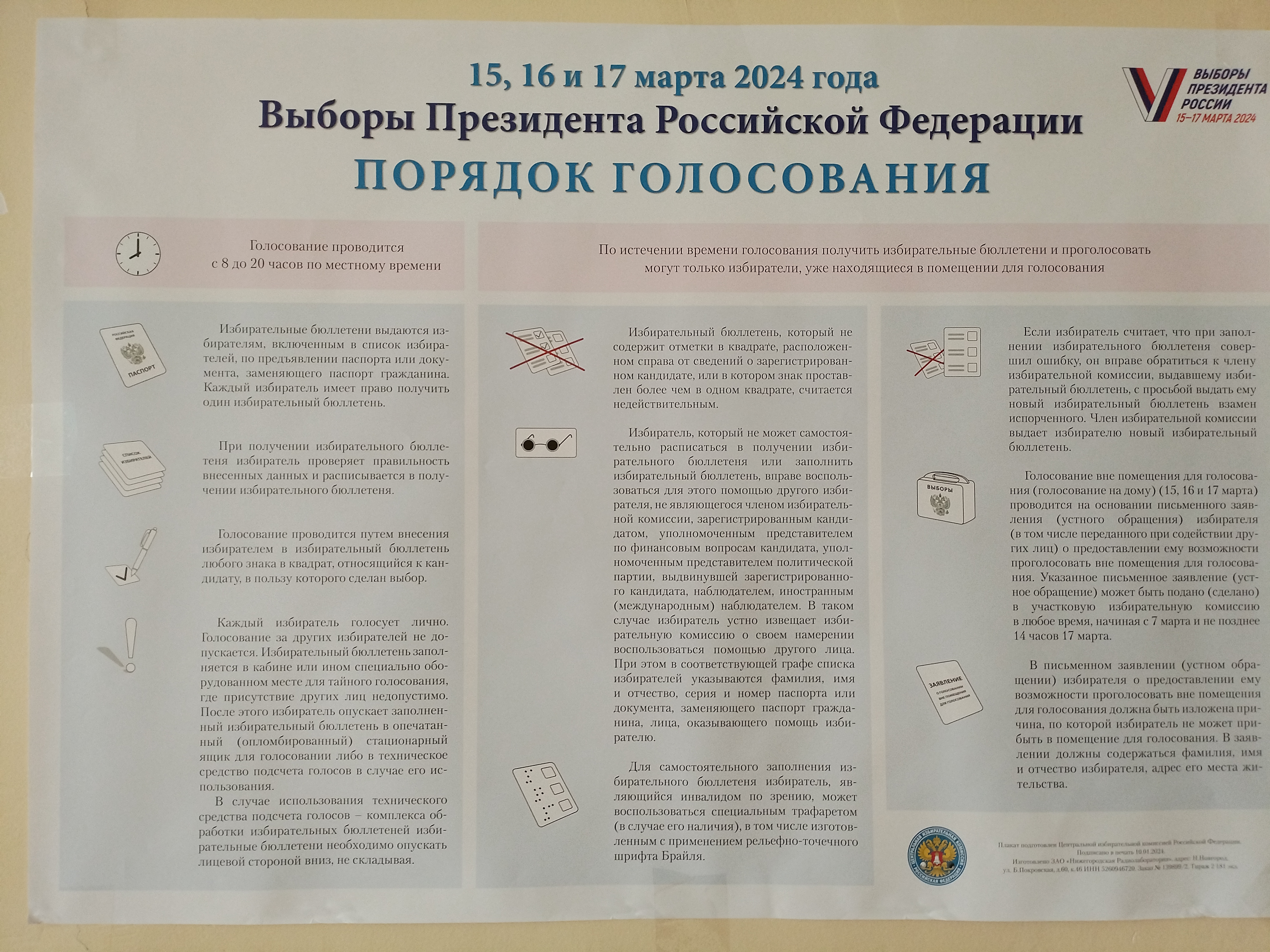 Сообщение наблюдателя — УИК №1001, Нижегородская область