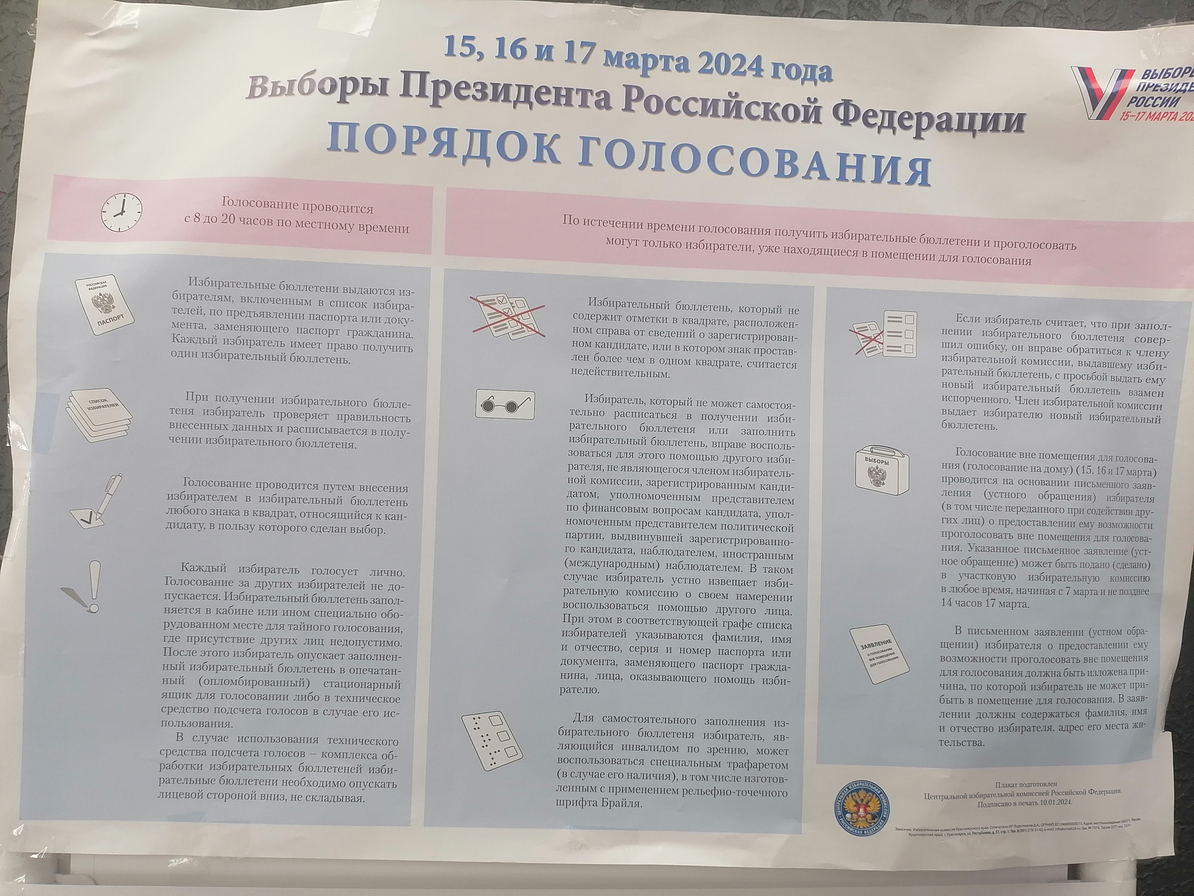 Сообщение наблюдателя — УИК №668, Красноярский край