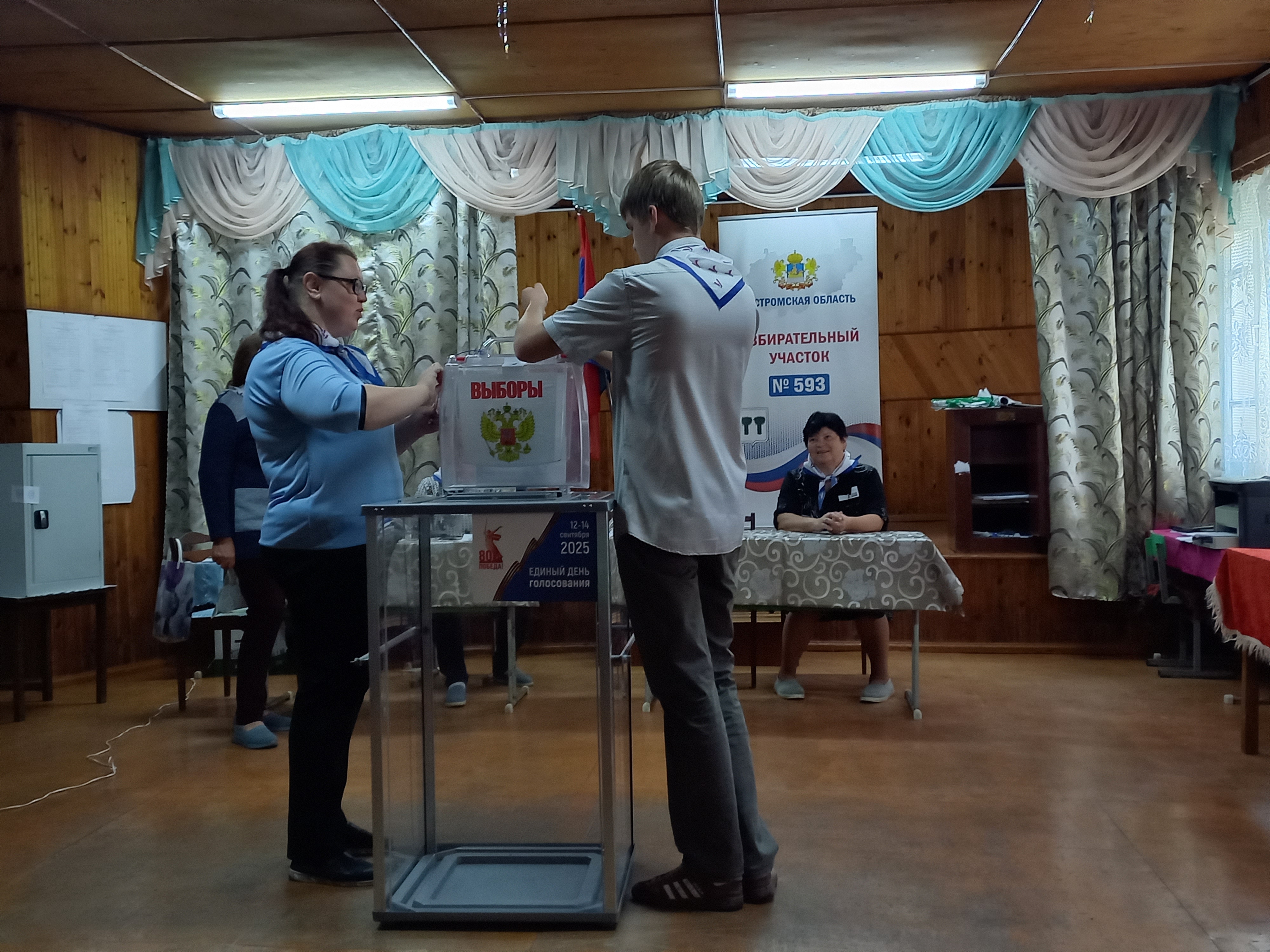 Сообщение наблюдателя — УИК №593, Костромская область