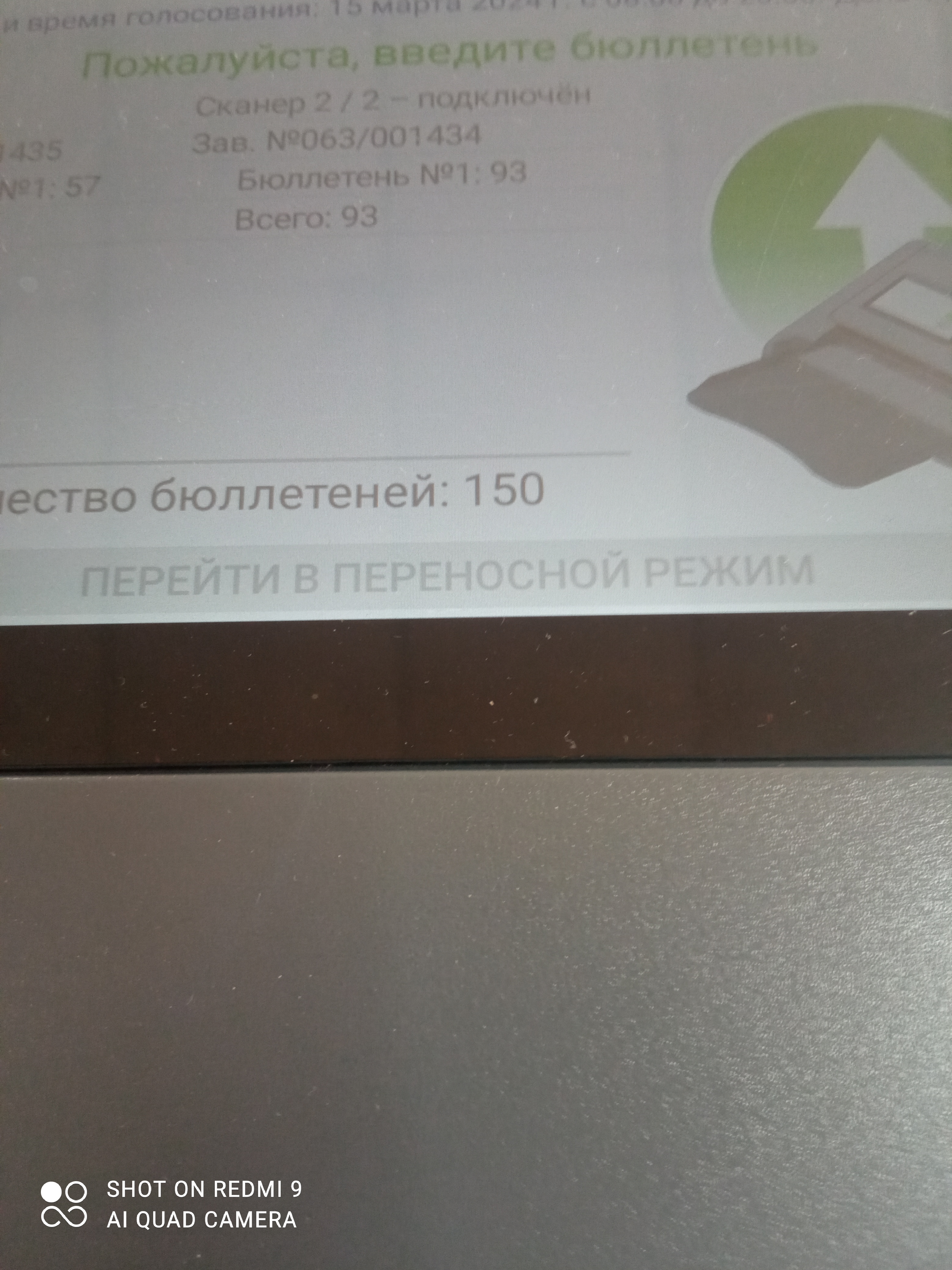 Сообщение наблюдателя — УИК №1855, Новосибирская область