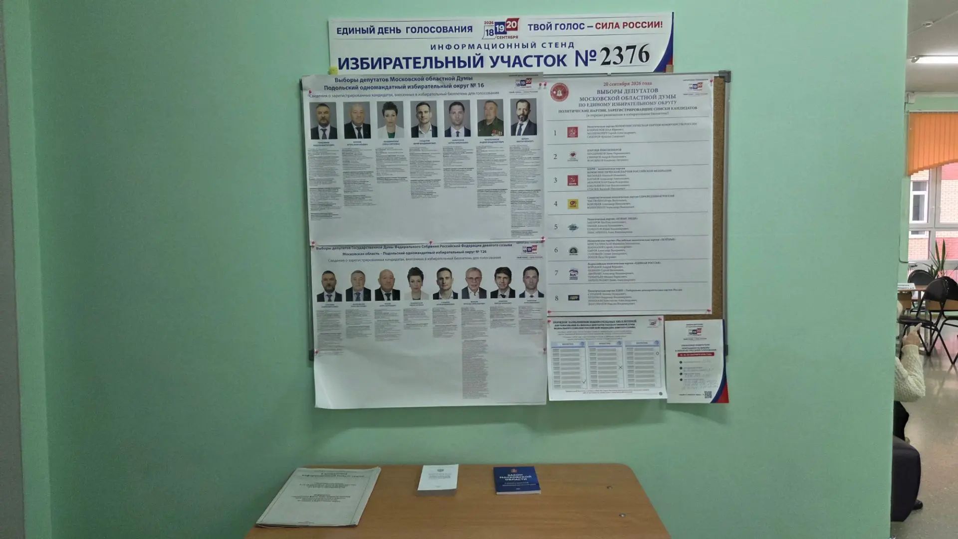 Сообщение — УИК №2376, Московская область