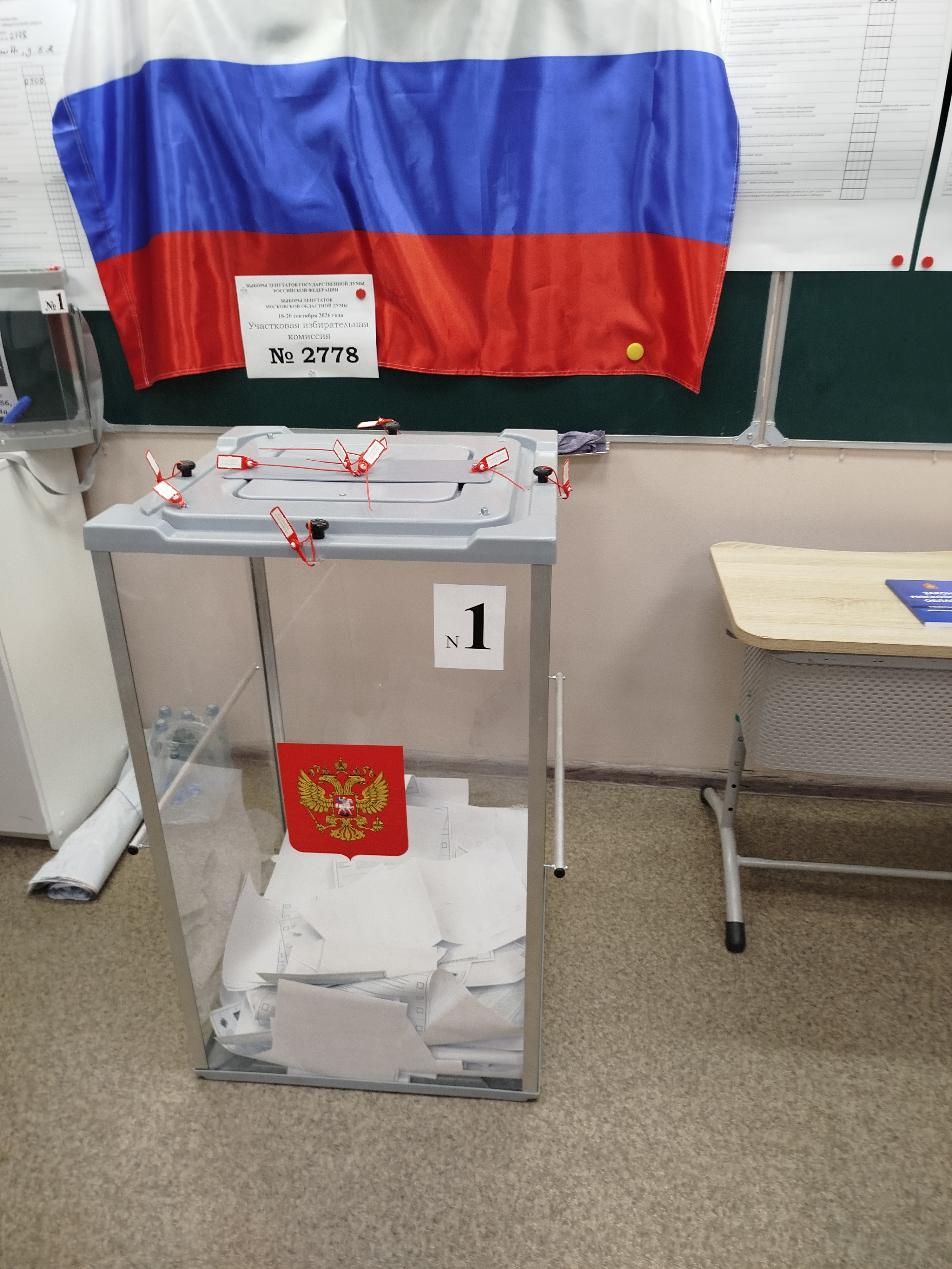 Сообщение — УИК №2778, Московская область