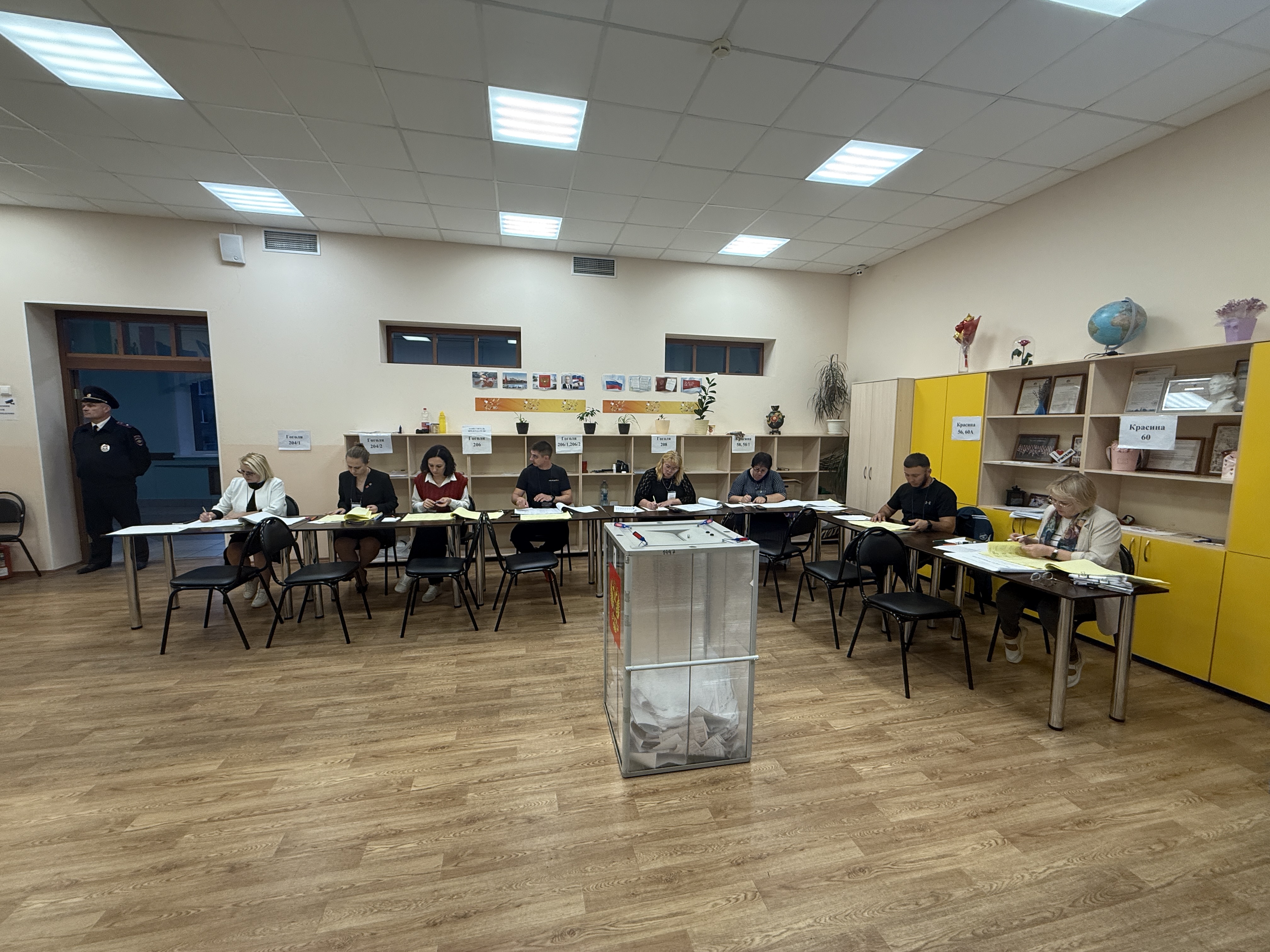 Сообщение наблюдателя — УИК №1447, Новосибирская область