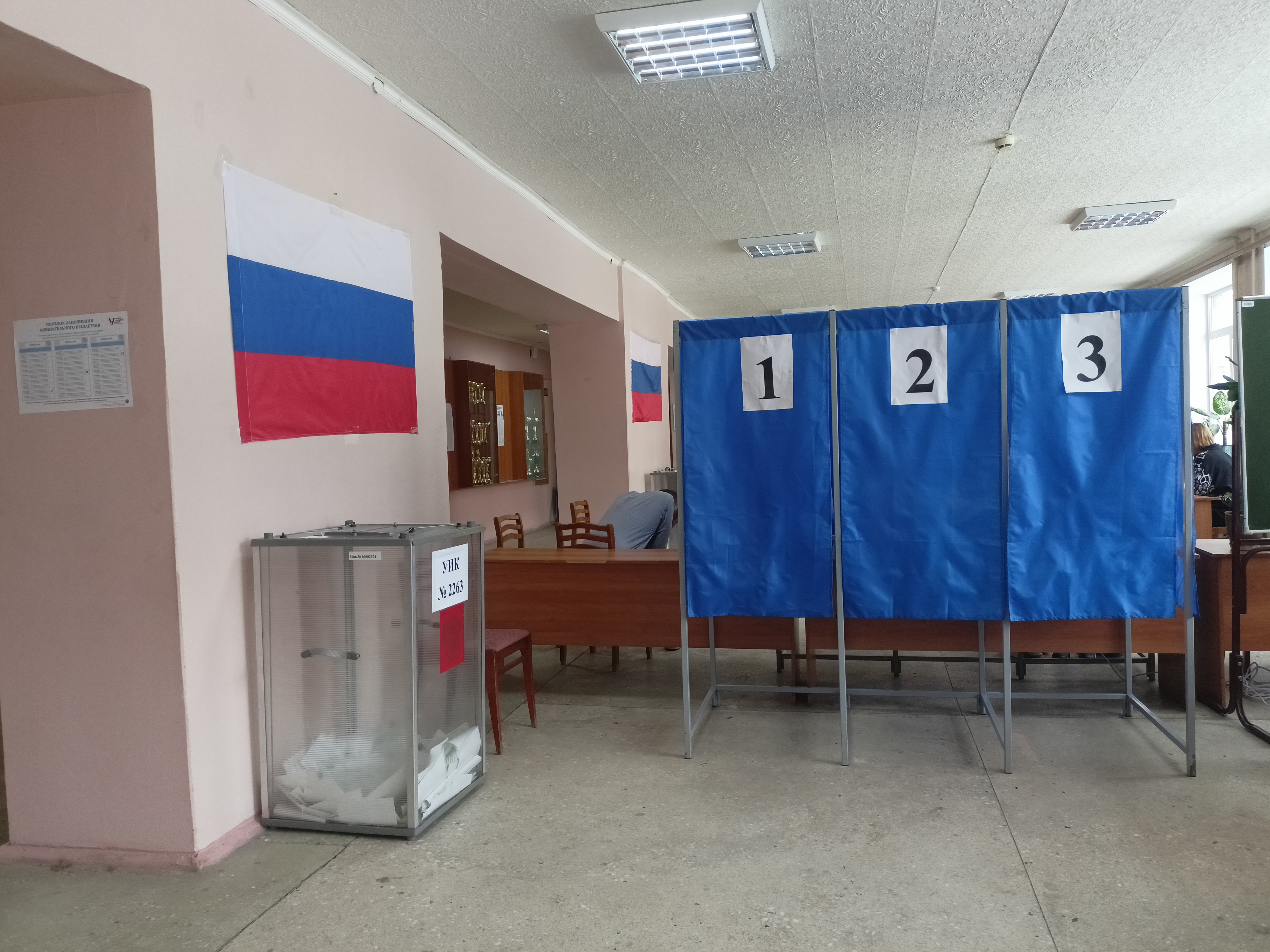 Сообщение наблюдателя — УИК №2263, Тюменская область