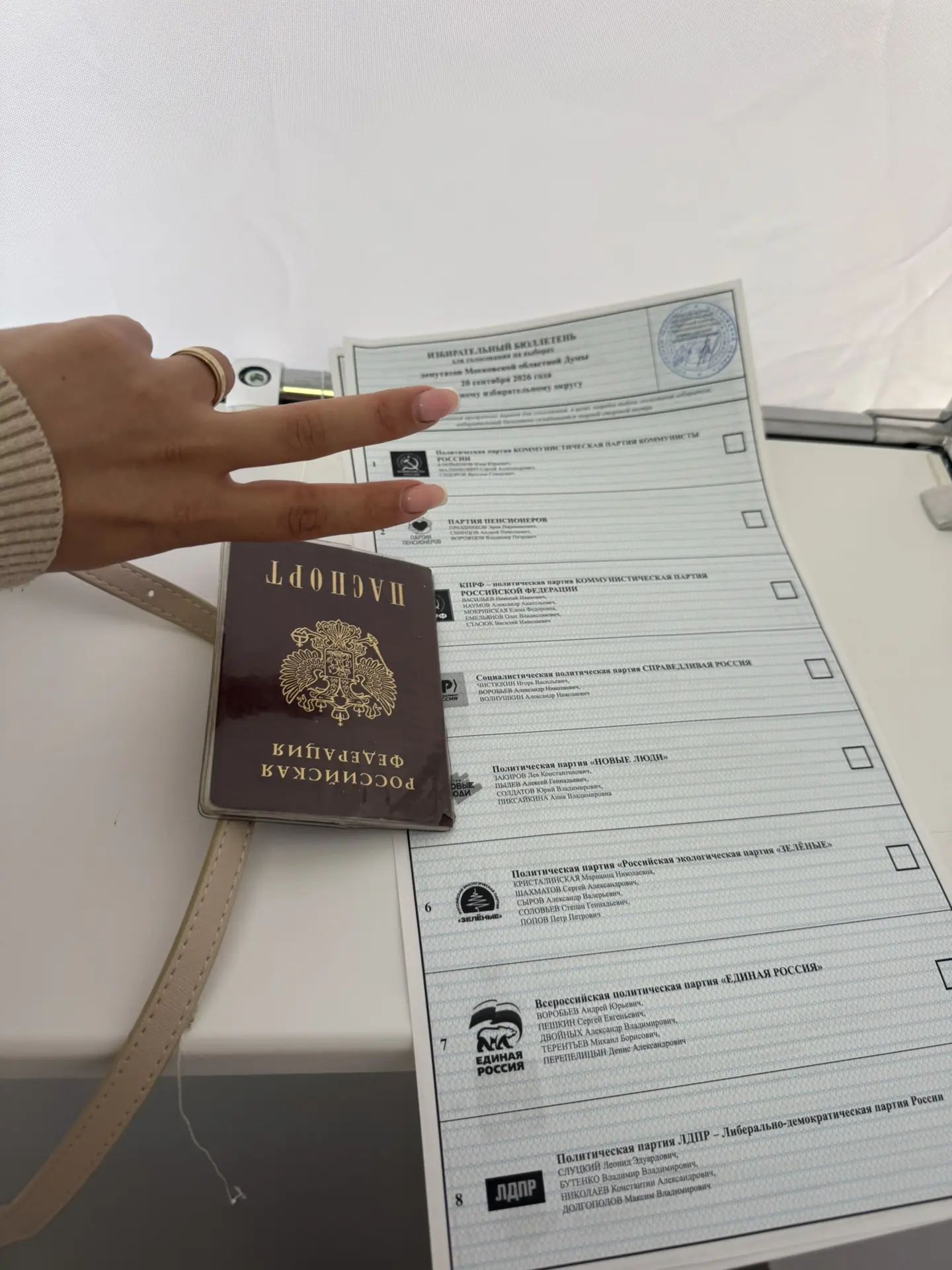 Сообщение — УИК №3858, Московская область